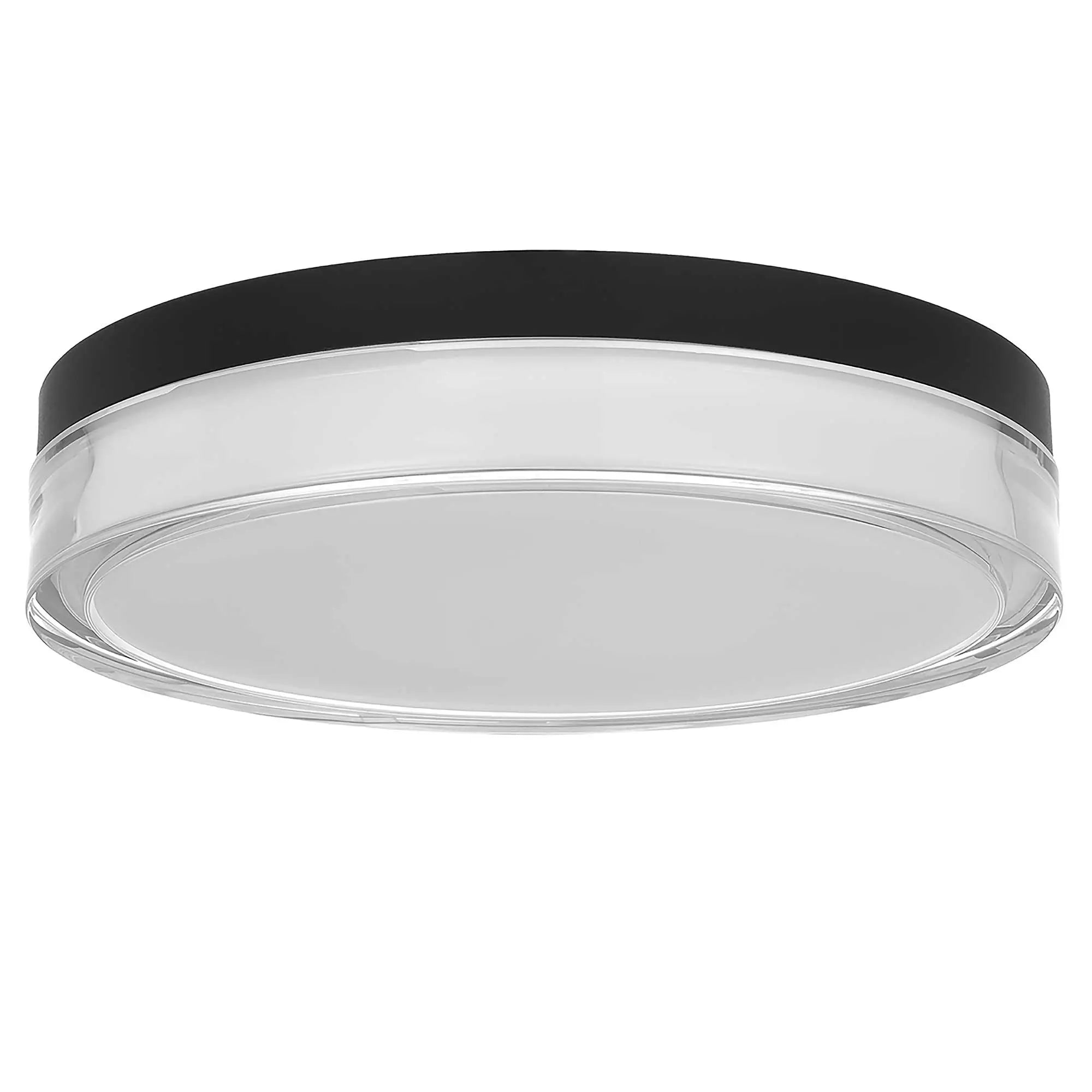Alteck Sunspot 12-Inch Black 3-CCT LED Outdoor Flush Mount Light - AFM0018-3CCT-W-BK - Product Image 2