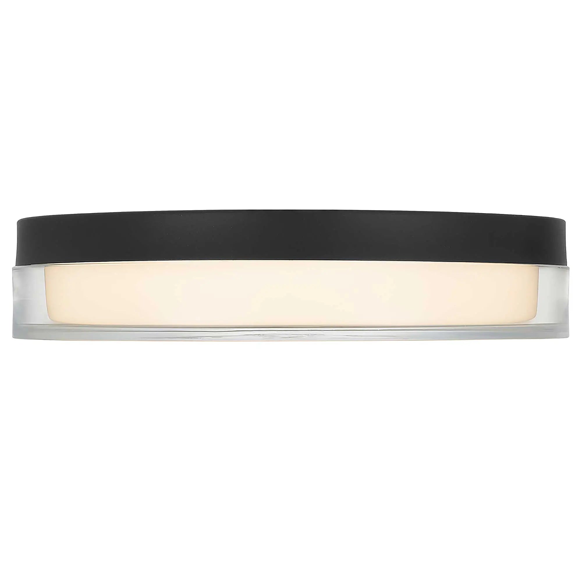Alteck Sunspot 12-Inch Black 3-CCT LED Outdoor Flush Mount Light - AFM0018-3CCT-W-BK - Product Image 3
