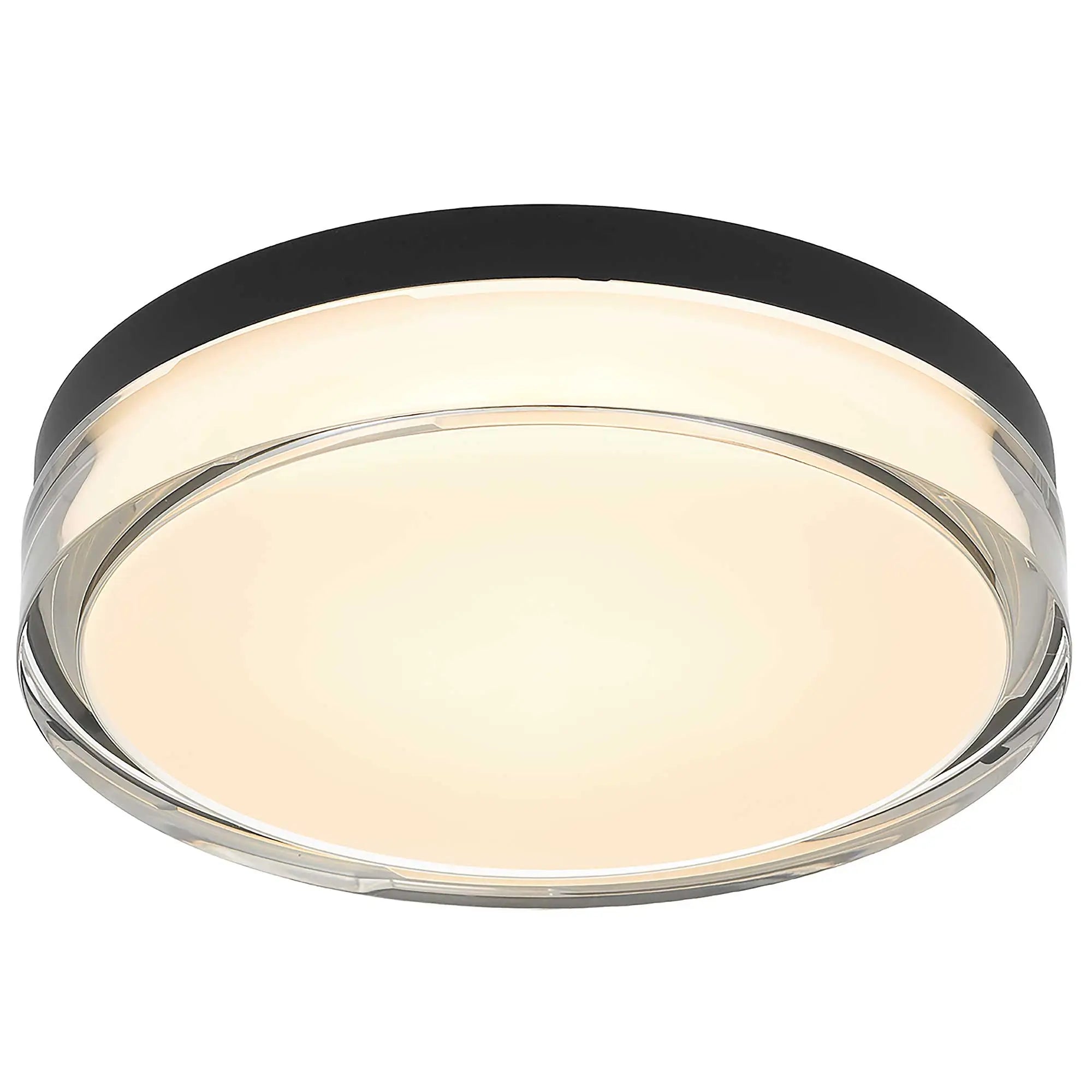Alteck Sunspot 12-Inch Black 3-CCT LED Outdoor Flush Mount Light - AFM0018-3CCT-W-BK - Product Image 4