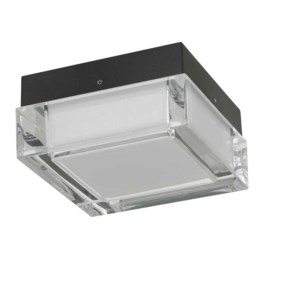Alteck Box 5-Inch Black 3-CCT LED Outdoor Flush Mount Light - AFM0019-3CCT-W-BK - Product Image 2