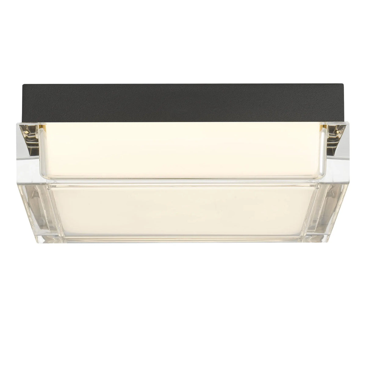 Alteck Box 8-Inch Black 3-CCT LED Outdoor Flush Mount Light - AFM0020-3CCT-W-BK - Product Image 4