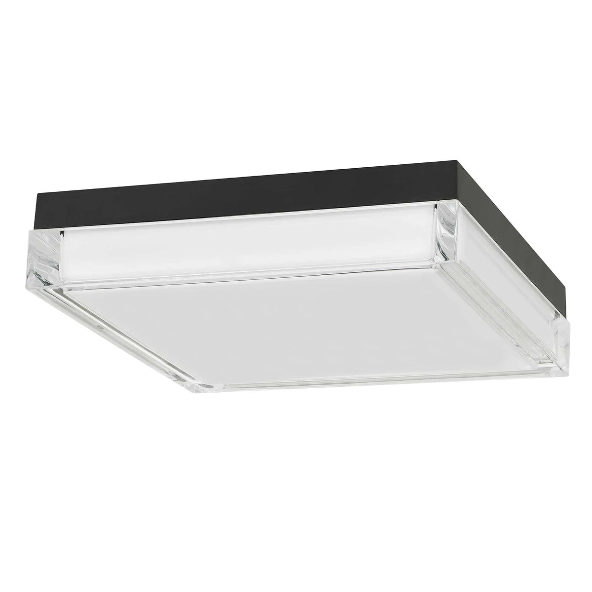 Alteck Box 11-Inch Black 3-CCT LED Outdoor Flush Mount Light - AFM0021-3CCT-W-BK - Product Image 2