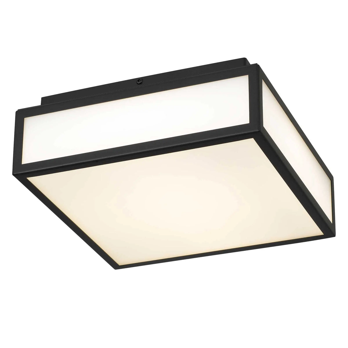 Alteck Panel Square 10-Inch Black 3-CCT LED Outdoor Flush Mount Light - AFM0024-3CCT-W-BK - Product Image 3