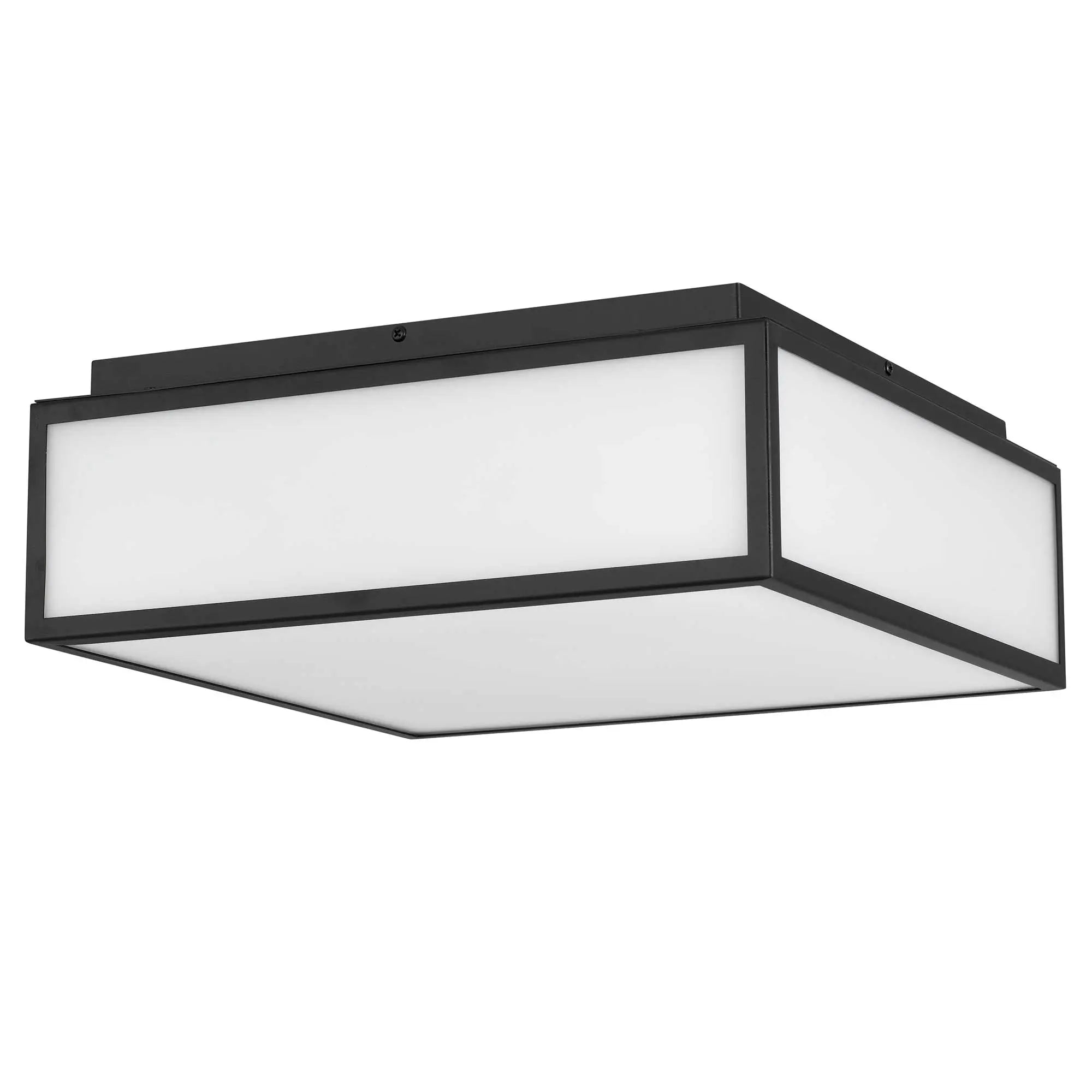 Alteck Panel Square 14-Inch Black 3-CCT LED Outdoor Flush Mount Light - AFM0025-3CCT-W-BK - Product Image 2