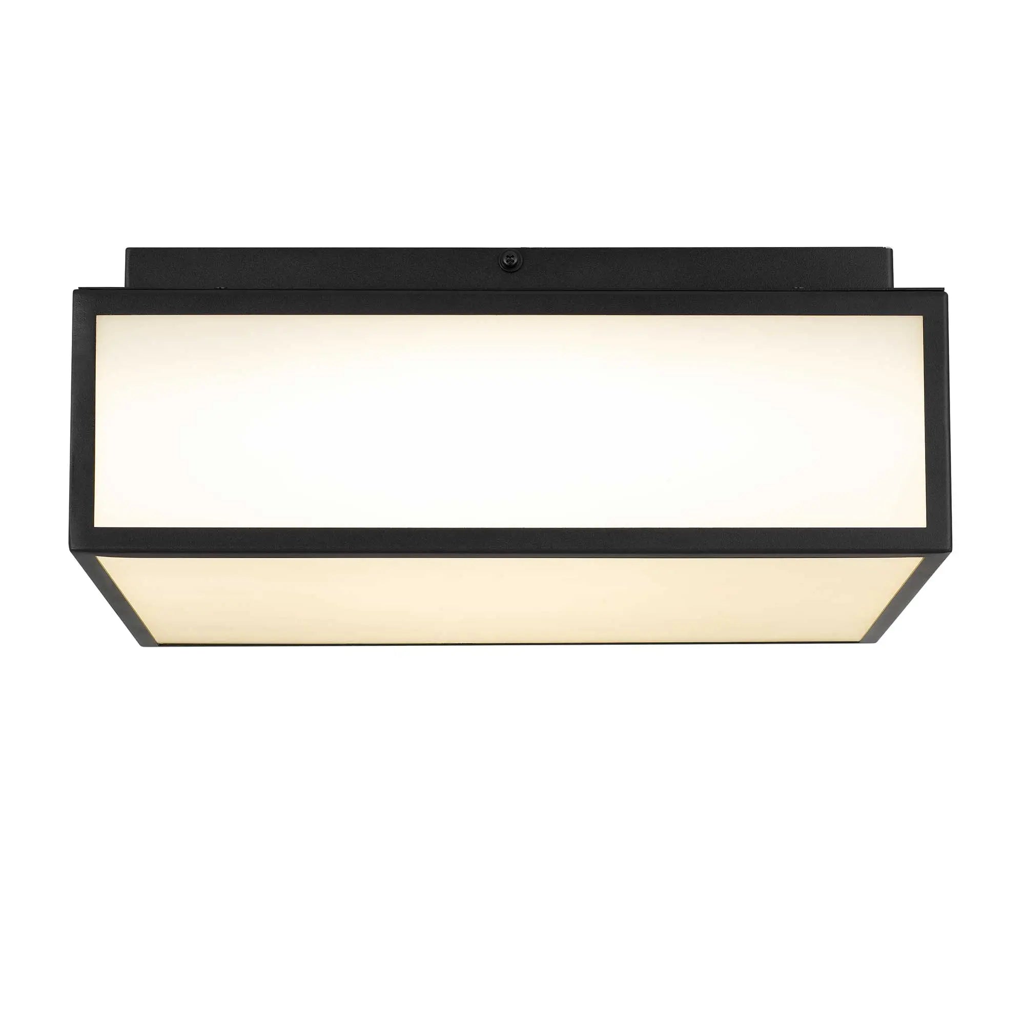 Alteck Panel Square 14-Inch Black 3-CCT LED Outdoor Flush Mount Light - AFM0025-3CCT-W-BK - Product Image 4