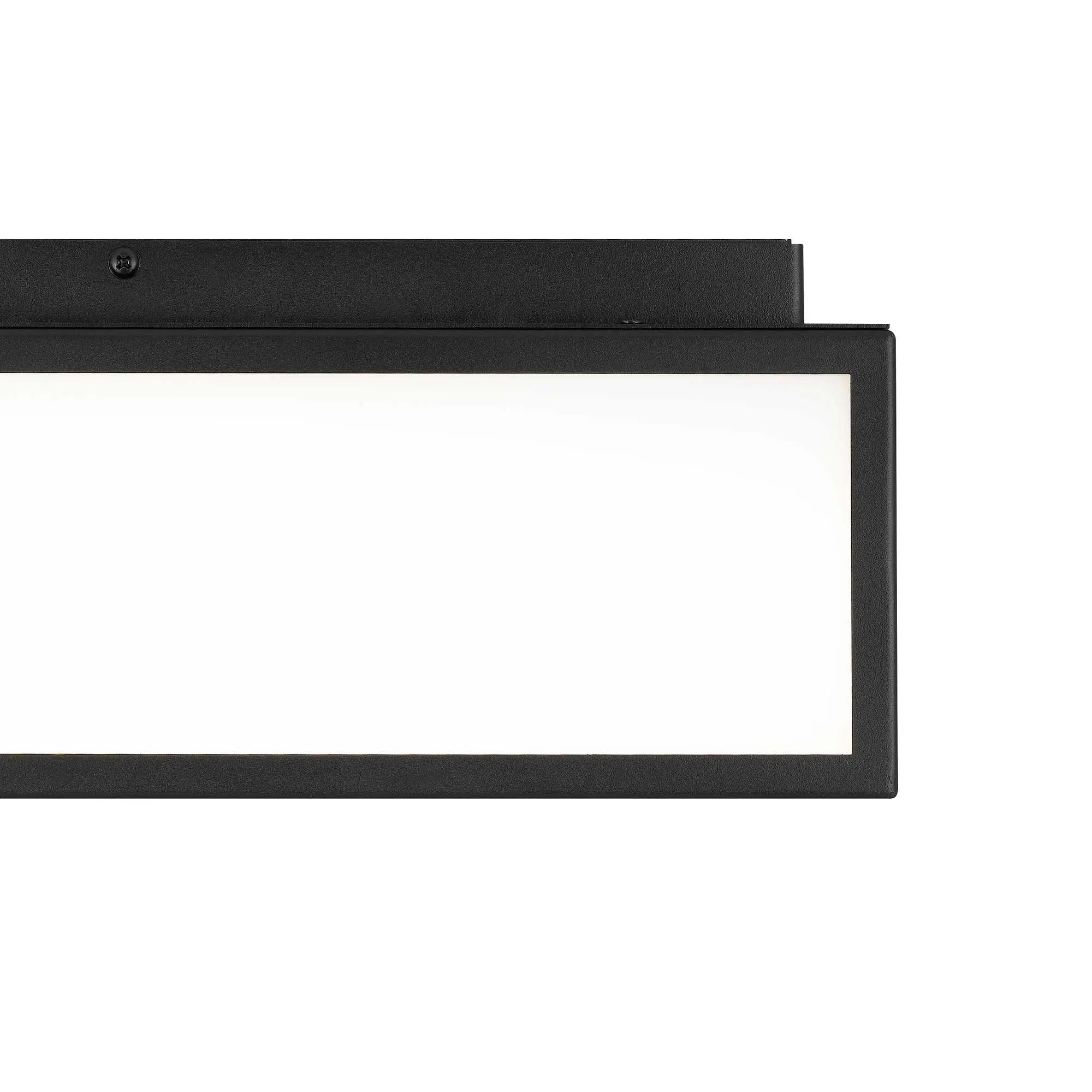 Alteck Panel Square 14-Inch Black 3-CCT LED Outdoor Flush Mount Light - AFM0025-3CCT-W-BK - Product Image 5