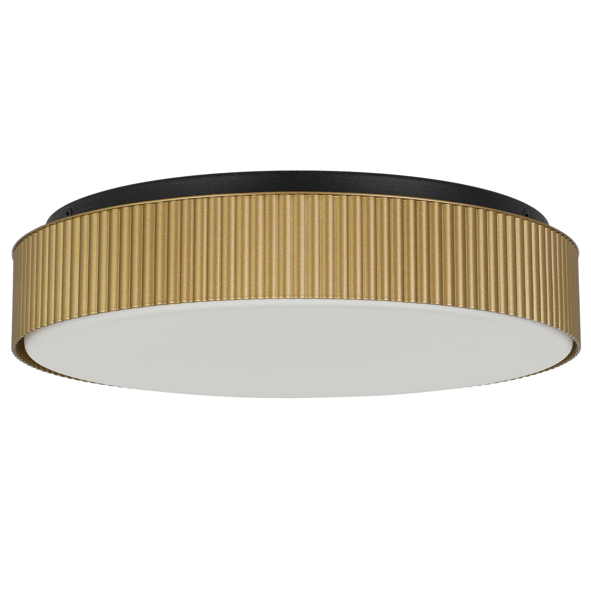 Alteck CHANNEL 13-Inch Black LED Outdoor Flush Mount Light - AFM0065-5CCT-W-BK/PB - Product Image 2