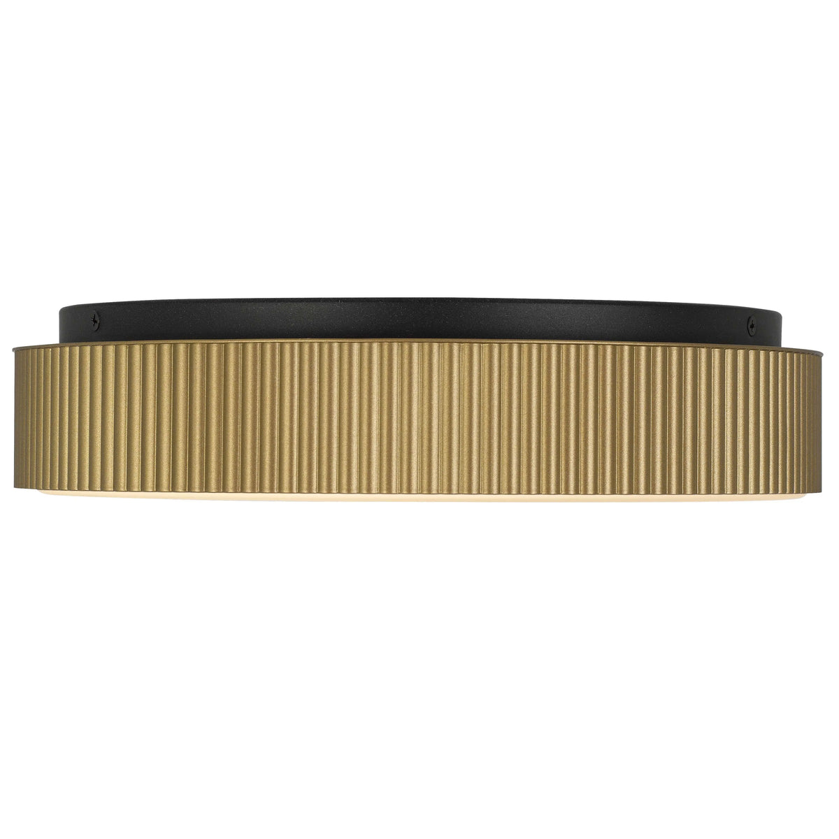 Alteck CHANNEL 13-Inch Black LED Outdoor Flush Mount Light - AFM0065-5CCT-W-BK/PB - Product Image 3