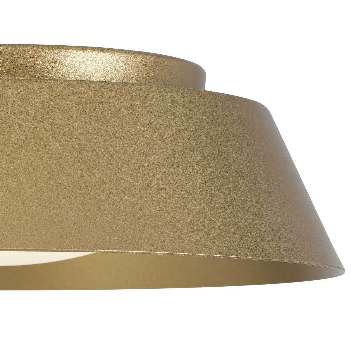 Alteck Pez 11-Inch Painted Brass LED Outdoor Flush Mount Light - AFM0066-5CCT-W-PB - Product Image 5