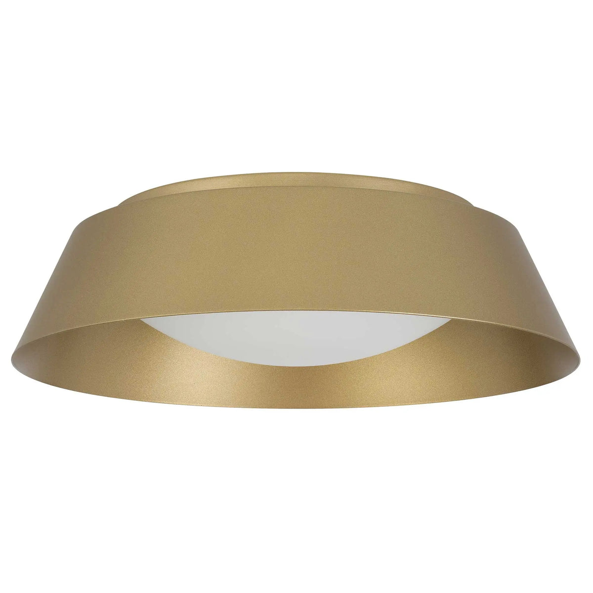 Alteck Pez 15-Inch Painted Brass LED Outdoor Flush Mount Light - AFM0067-5CCT-W-PB - Product Image 2