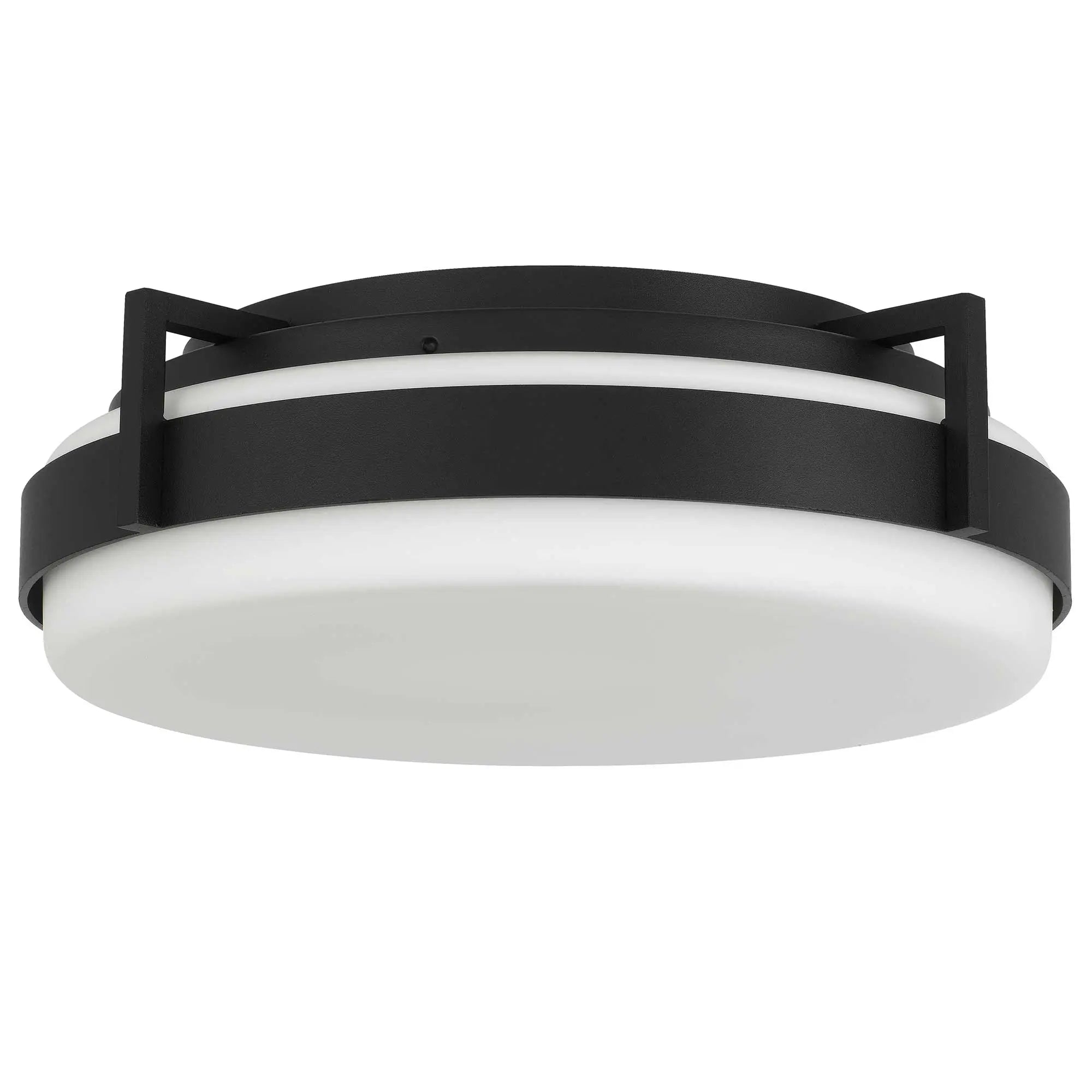 Alteck Ted 15-Inch Sand black LED Outdoor Flush Mount Light - AFM0086-5CCT-W-BK - Product Image 2