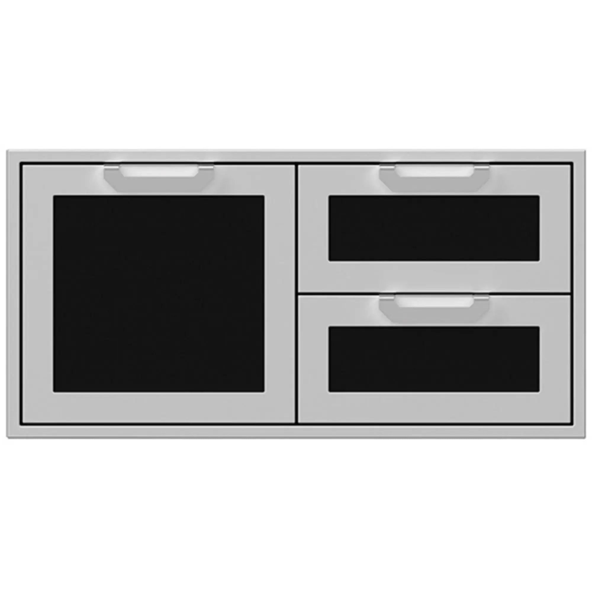 Hestan 42-Inch Outdoor Kitchen Double Drawer & Storage Door Combo Hestan