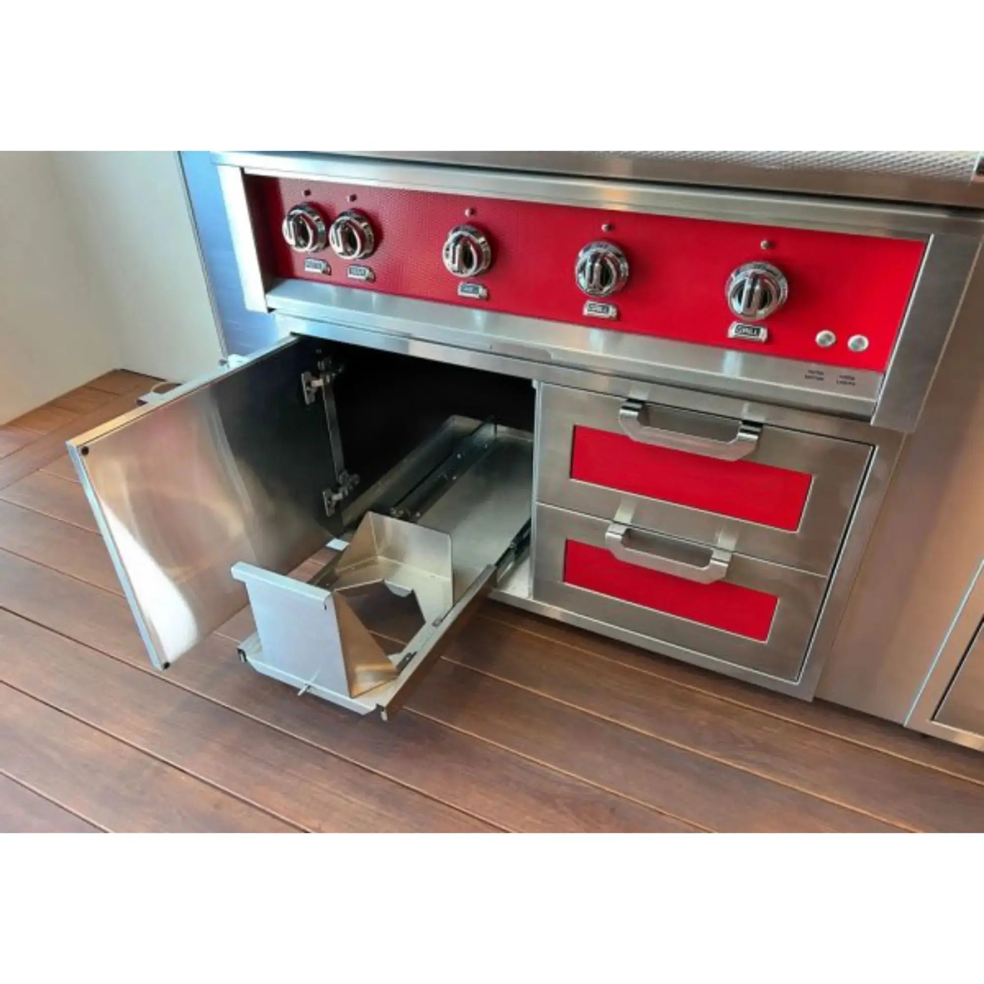 Hestan 30-Inch Outdoor Kitchen Double Drawer & Storage Door Combo Hestan