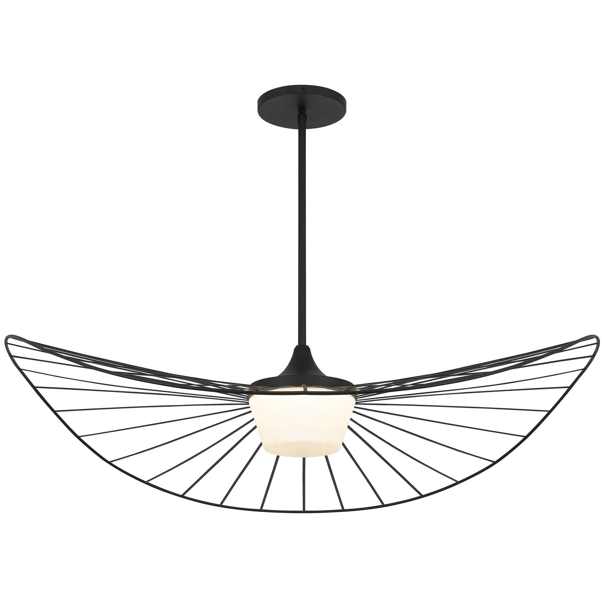 Alteck New Wave 44-Inch Black LED Outdoor Pendant Light - AP0071-5CCT-W-BK - Product Image 4