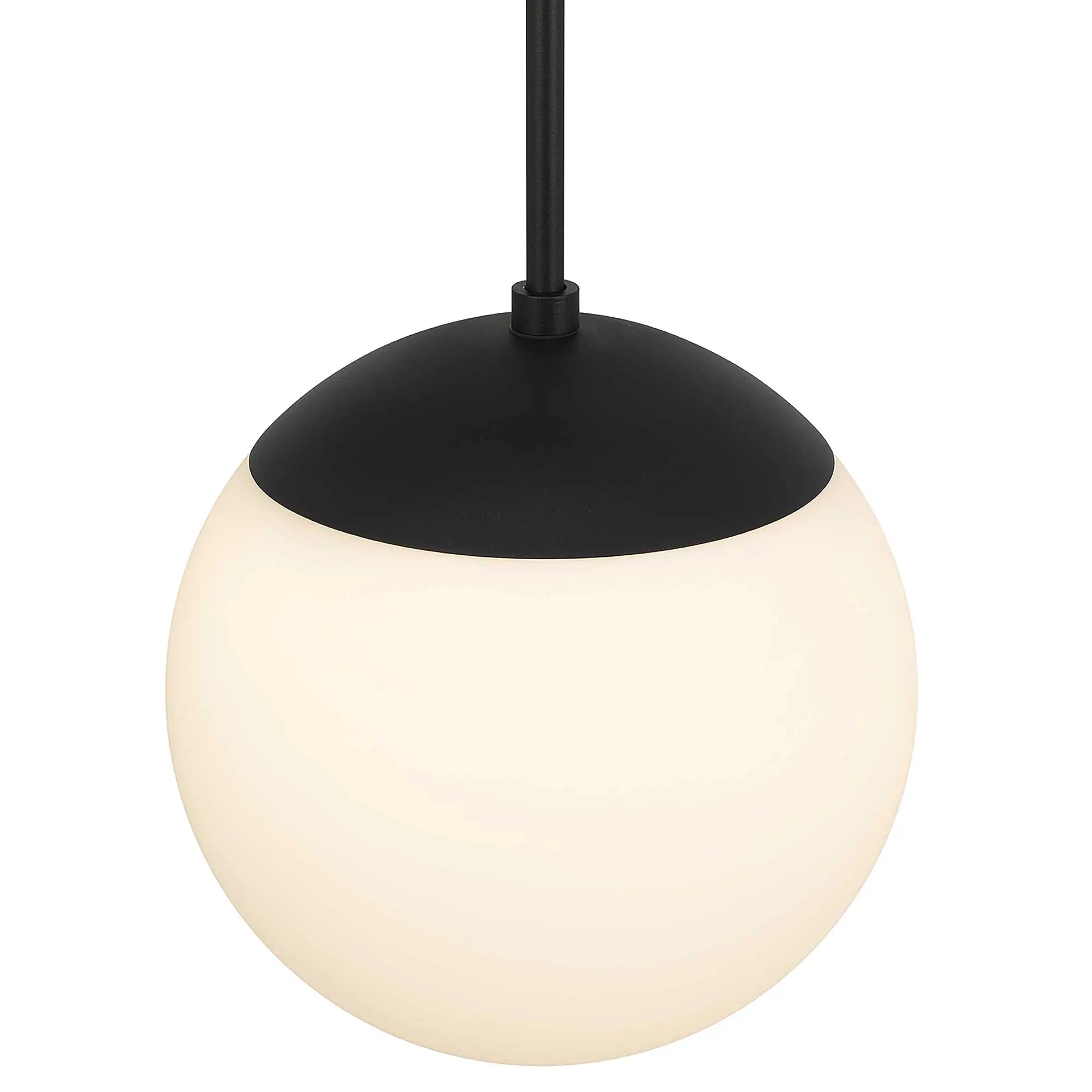 Alteck Rondure 10-Inch Black LED Outdoor Pendant Light - AP0072-5CCT-W-BK - Product Image 5