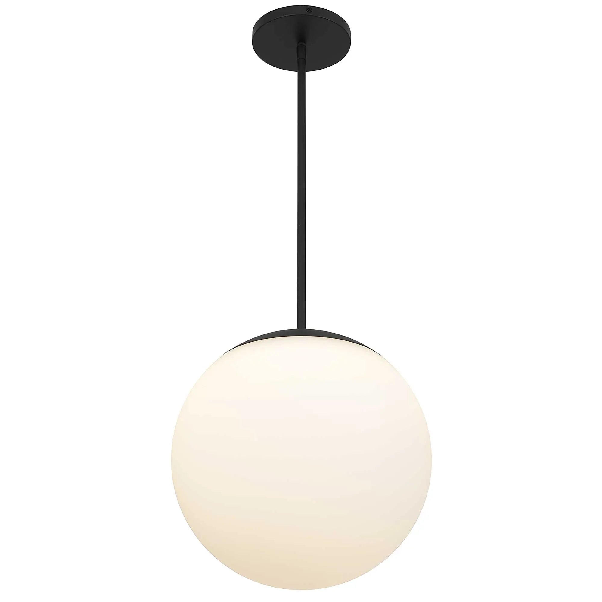 Alteck Rondure 14-Inch Black LED Outdoor Pendant Light - AP0073-5CCT-W-BK - Product Image 3