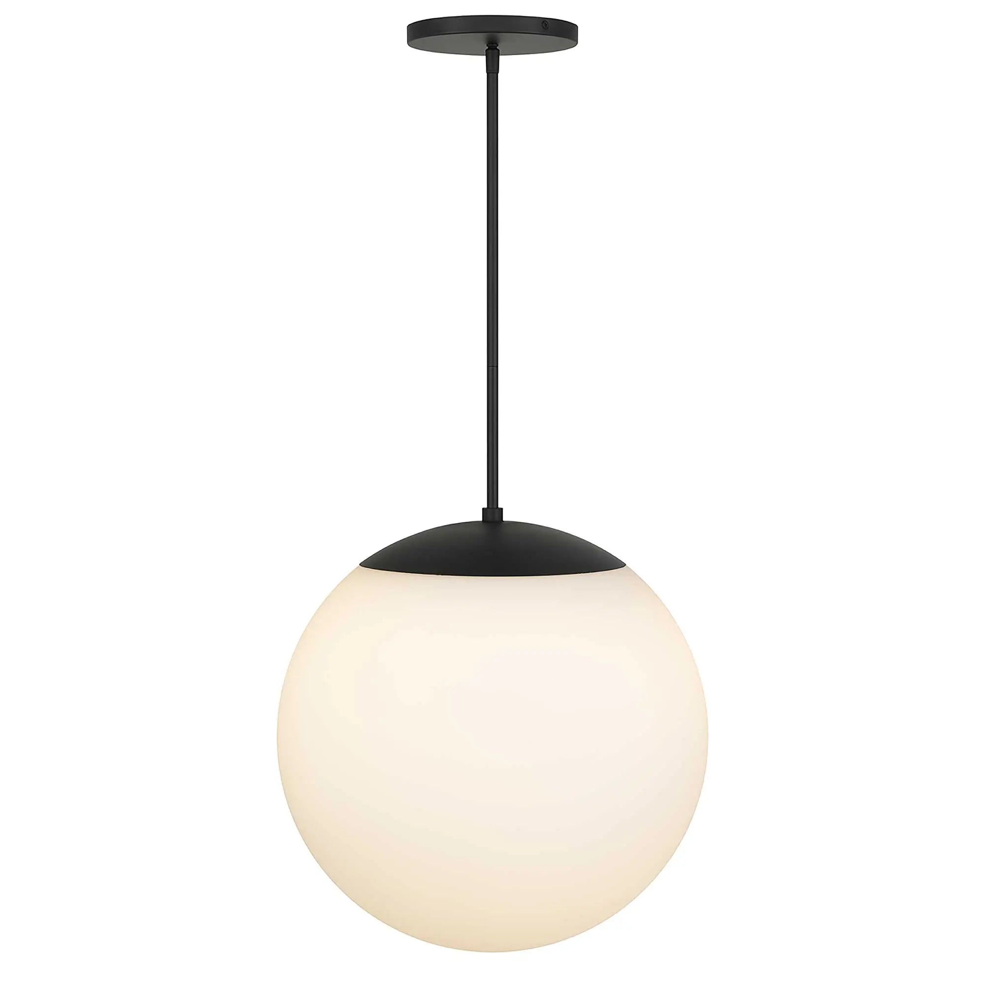Alteck Rondure 18-Inch Black LED Outdoor Pendant Light - AP0074-5CCT-W-BK - Product Image 4