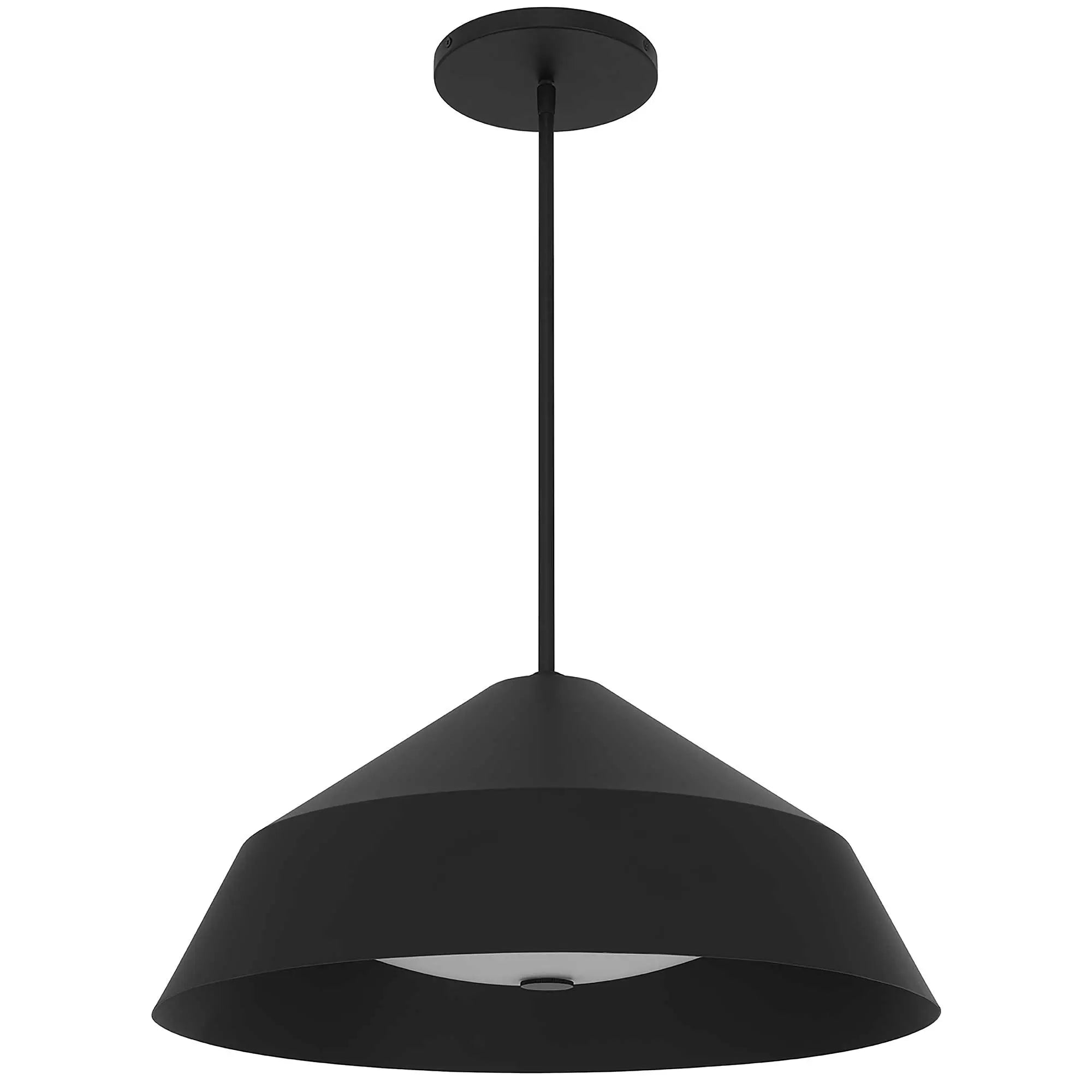 Alteck Nin 22-Inch Black LED Outdoor Pendant Light - AP0076-5CCT-W-BK - Product Image 2