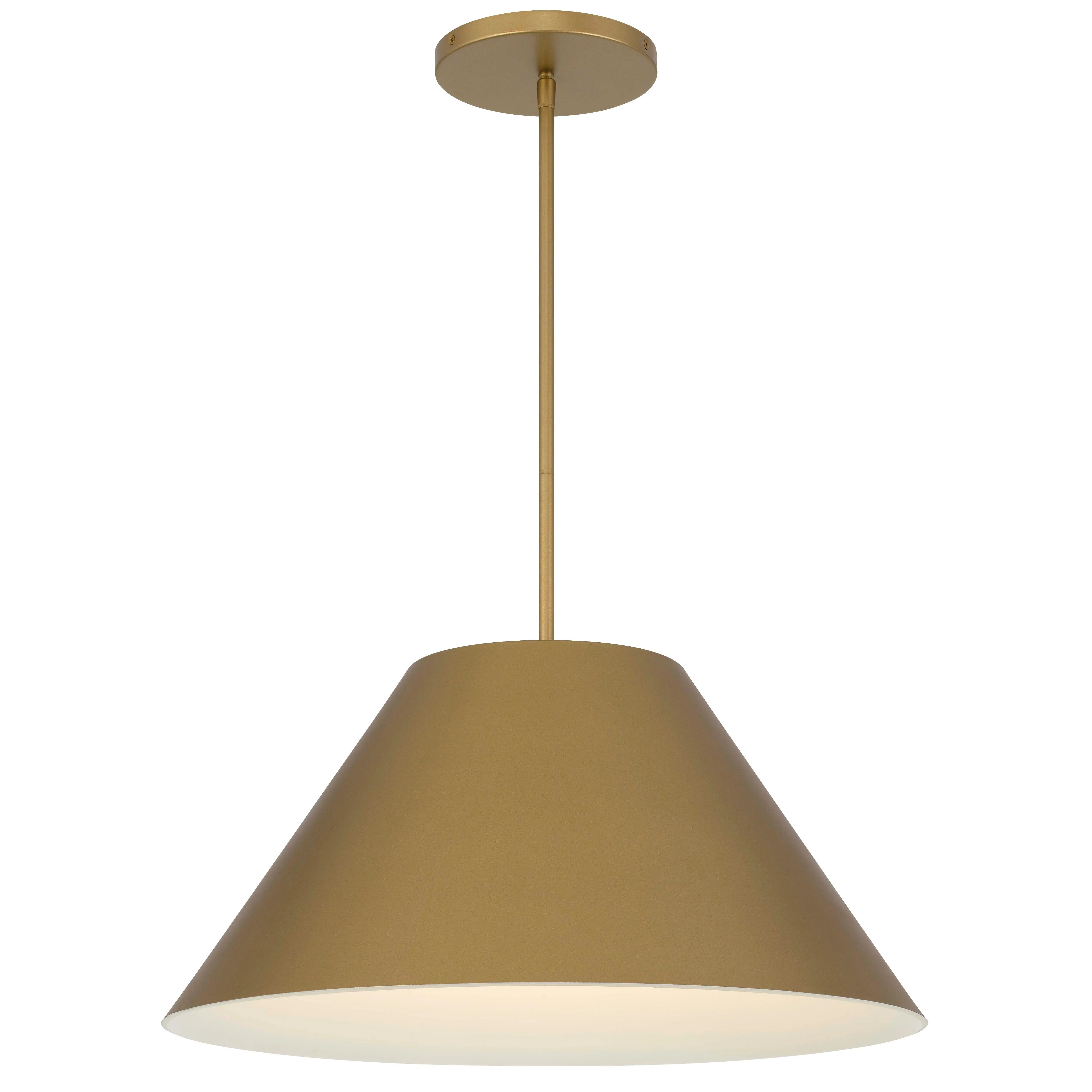 Alteck Jaz 21.875-Inch Painted brass LED Outdoor Pendant Light - AP0078-5CCT-W-PB
