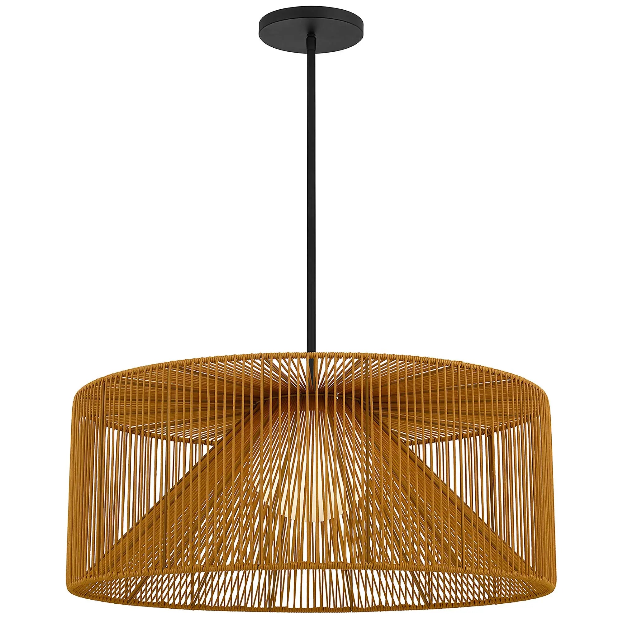 Alteck Key West 30-Inch Black LED Outdoor Pendant Light - AP0150-5CCT-W-BK
