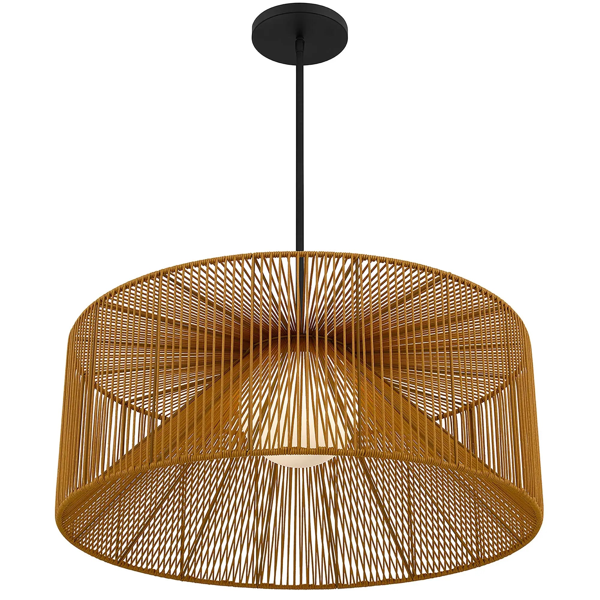 Alteck Key West 30-Inch Black LED Outdoor Pendant Light - AP0150-5CCT-W-BK - Product Image 4
