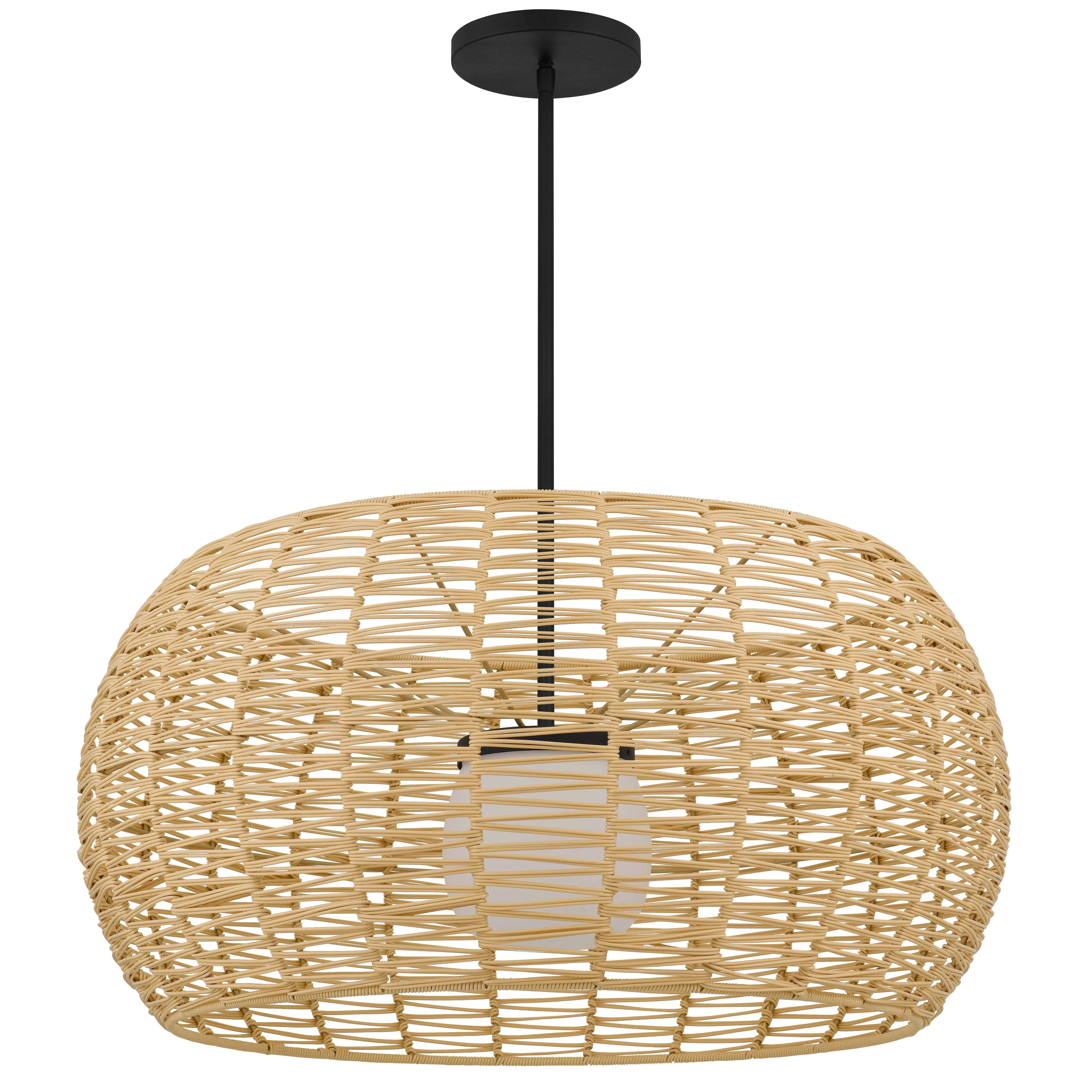 Alteck Aruba 32-Inch Black LED Outdoor Pendant Light - AP0152-5CCT-W-BK - Product Image 2