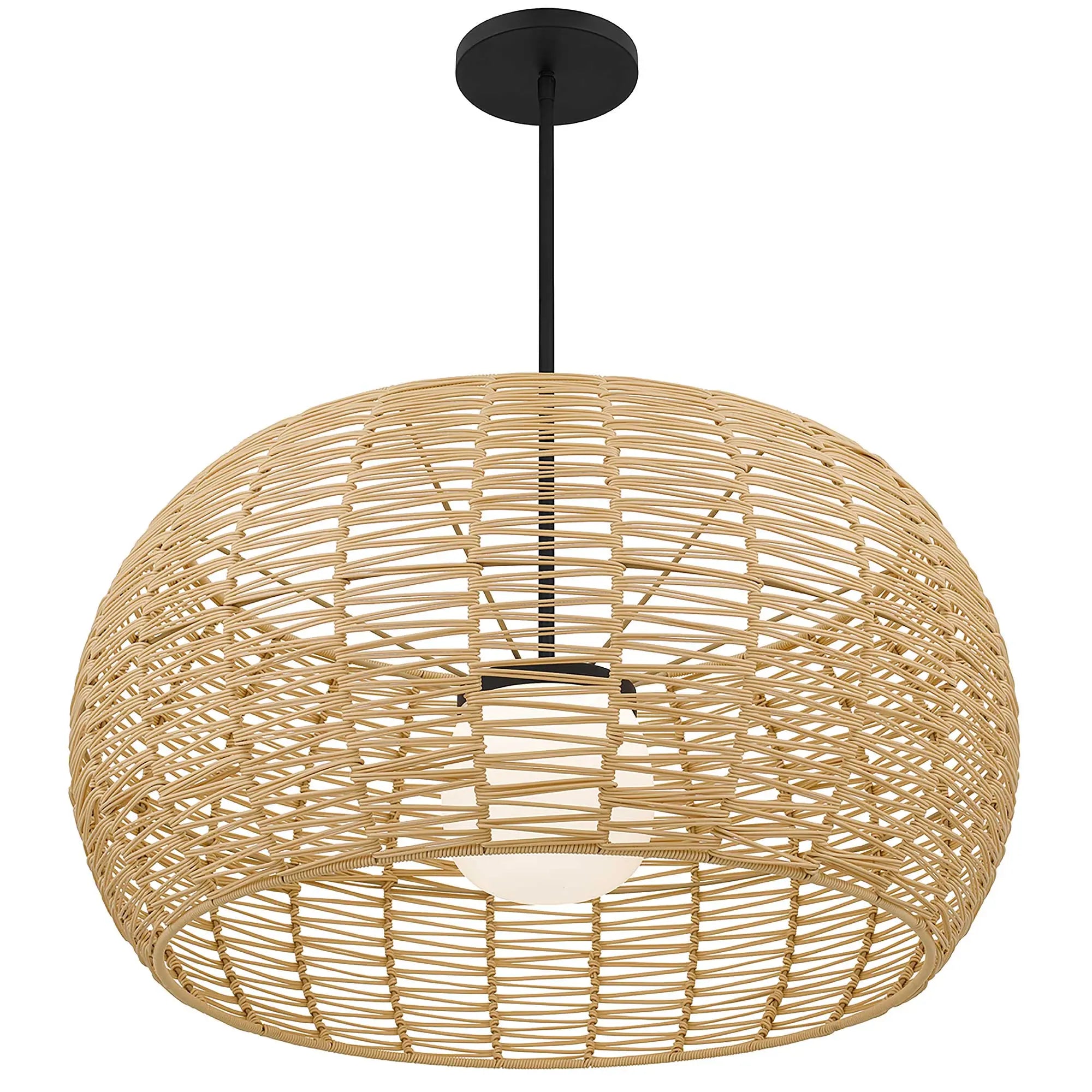 Alteck Aruba 32-Inch Black LED Outdoor Pendant Light - AP0152-5CCT-W-BK - Product Image 4