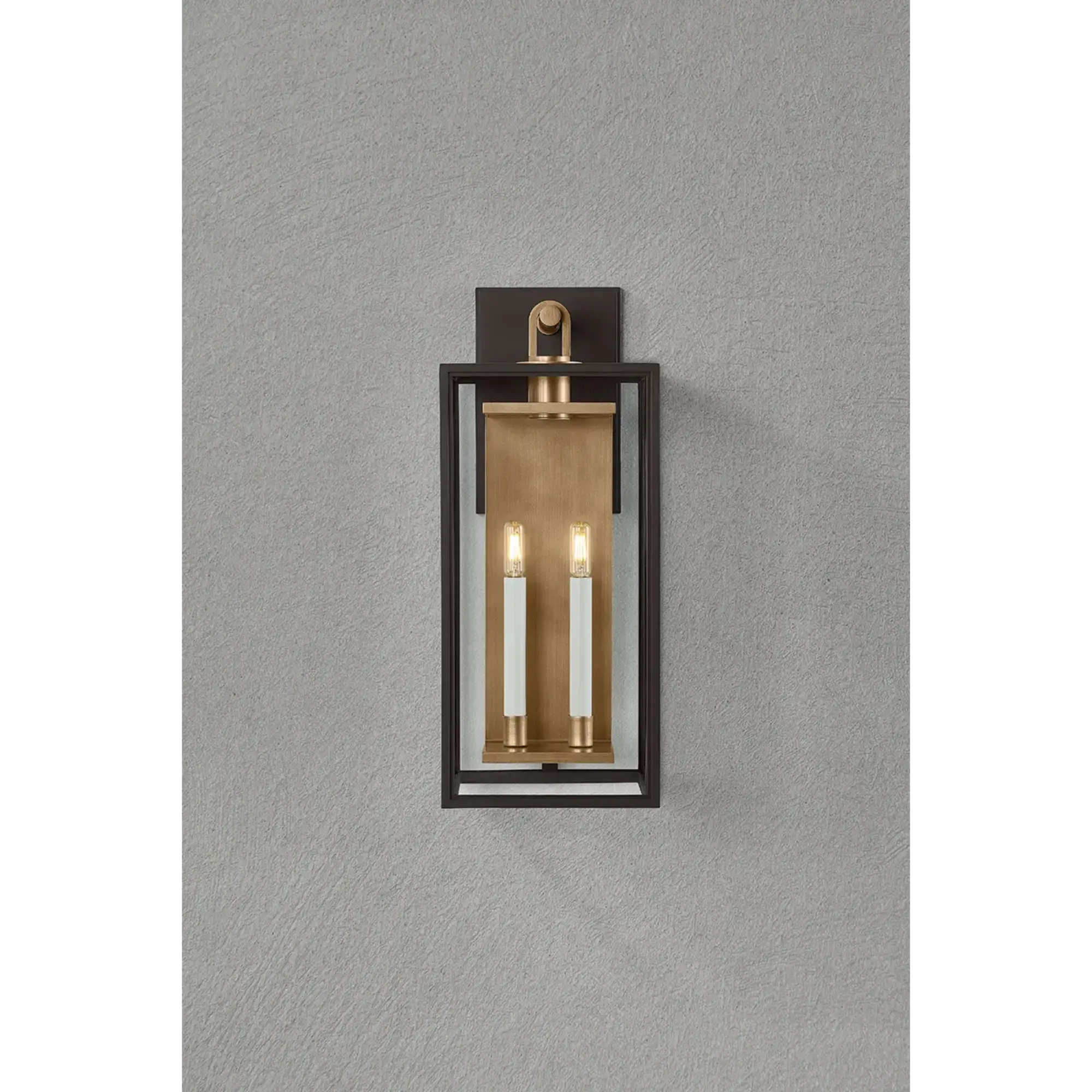 Troy Lighting Arnold 24.25-Inch Outdoor Wall Sconce - Patina Brass - Wet Rated - B6524-PBR/TBZ Troy Lighting