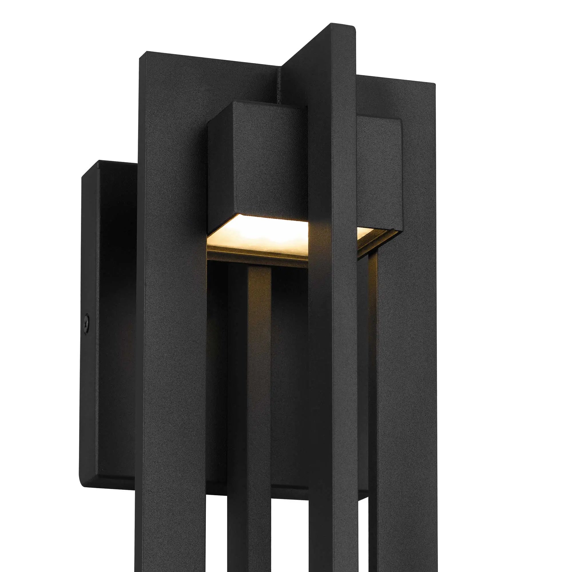 Alteck 4 Bar 13-Inch Black 3-CCT LED Outdoor Wall Light - AW0001-3CCT-W-BK - Product Image 5