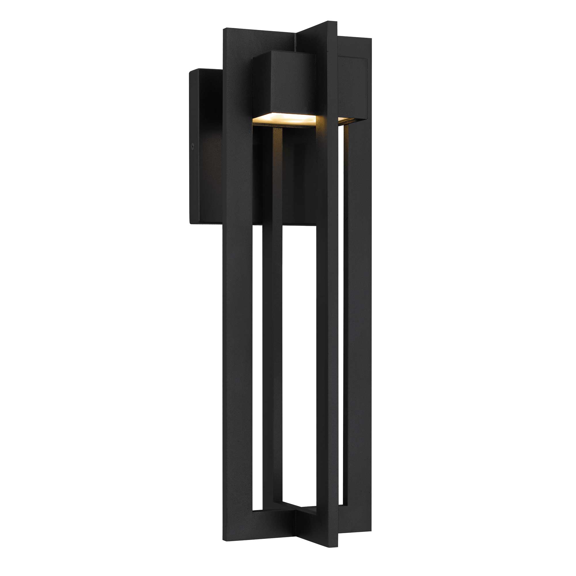 Alteck 4 Bar 18-Inch Black 3-CCT LED Outdoor Wall Light - AW0002-3CCT-W-BK