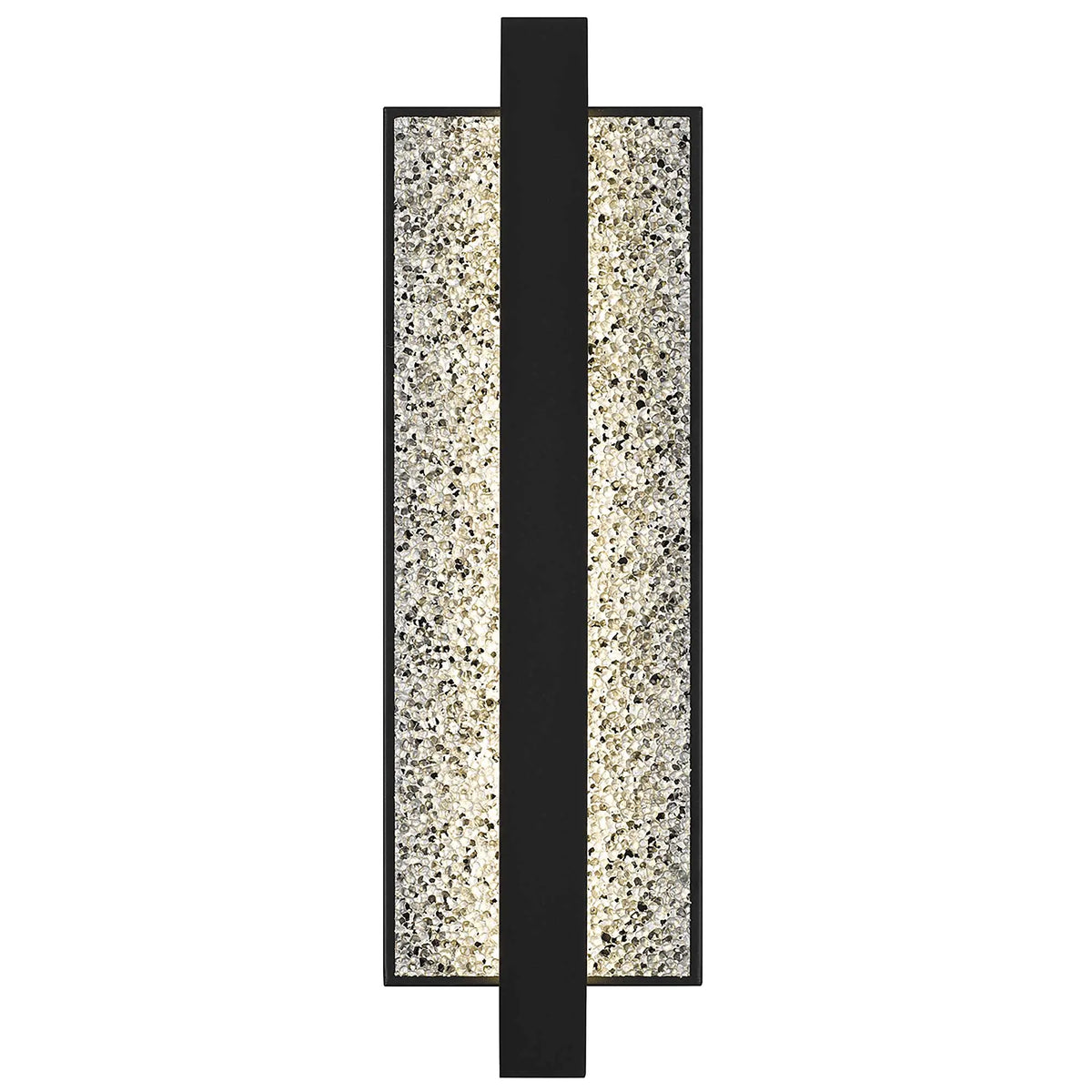 Alteck Seafoam 19-Inch Black 3-CCT LED Outdoor Wall Light - AW0005-3CCT-W-BK - Product Image 3