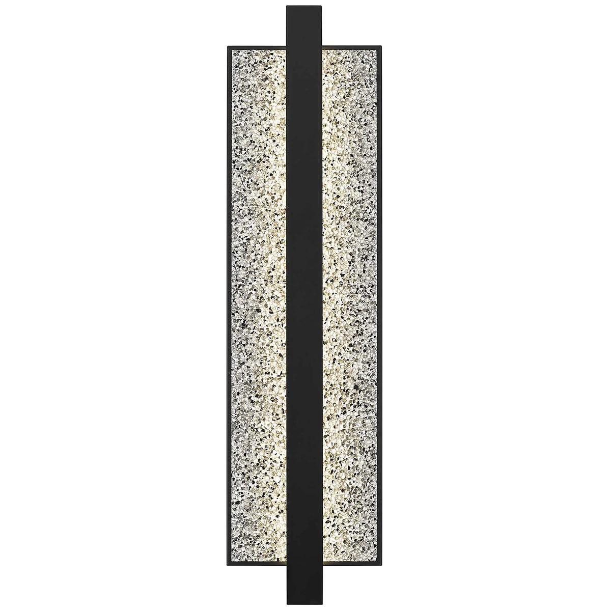 Alteck Seafoam 26-Inch Black 3-CCT LED Outdoor Wall Light - AW0006-3CCT-W-BK - Product Image 3