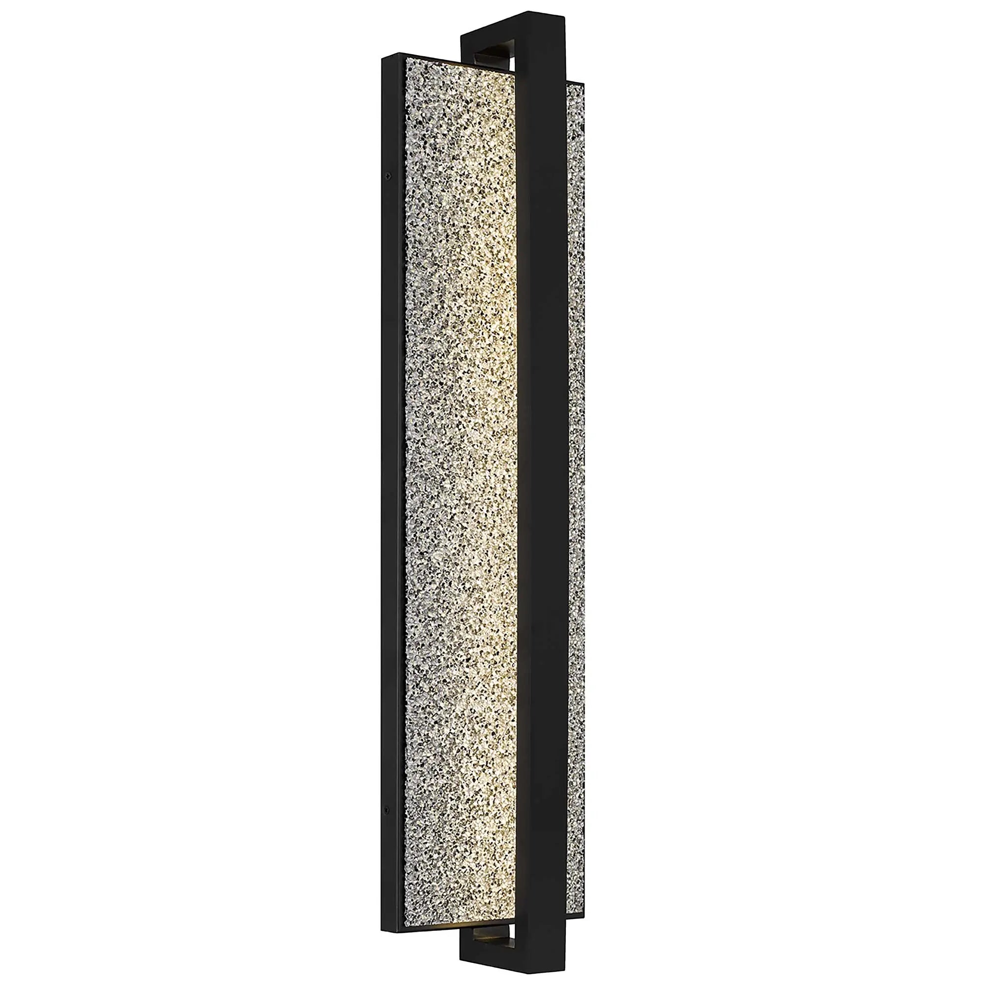 Alteck Seafoam 32-Inch Black 3-CCT LED Outdoor Wall Light - AW0007-3CCT-W-BK
