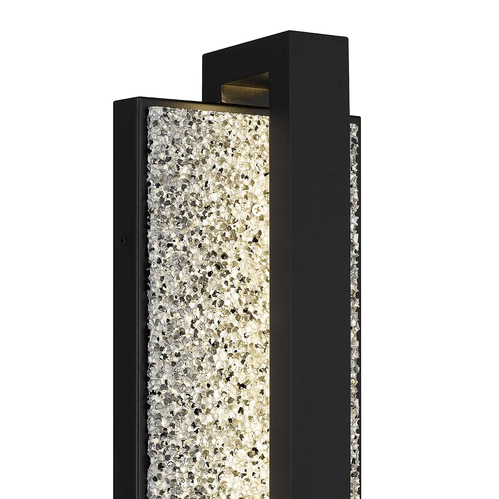 Alteck Seafoam 32-Inch Black 3-CCT LED Outdoor Wall Light - AW0007-3CCT-W-BK - Product Image 5