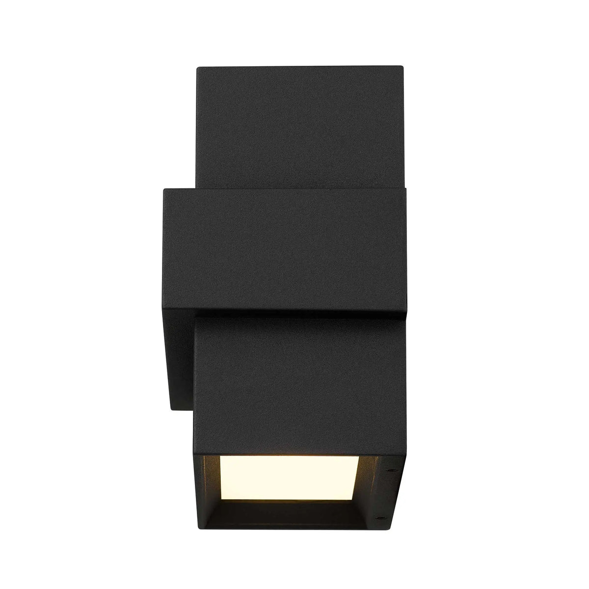 Alteck Summit 5-Inch Black 3-CCT LED Outdoor Wall Light - AW0027-3CCT-W-BK - Product Image 4