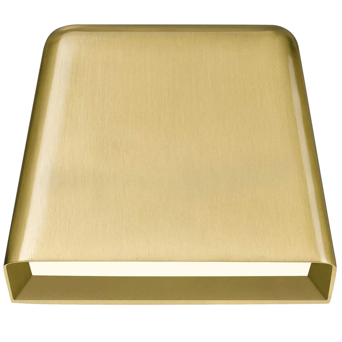 Alteck Bull 4.625-Inch Brushed Brass 3-CCT LED Outdoor Wall Light - AW0031-3CCT-W-BB - Product Image 3