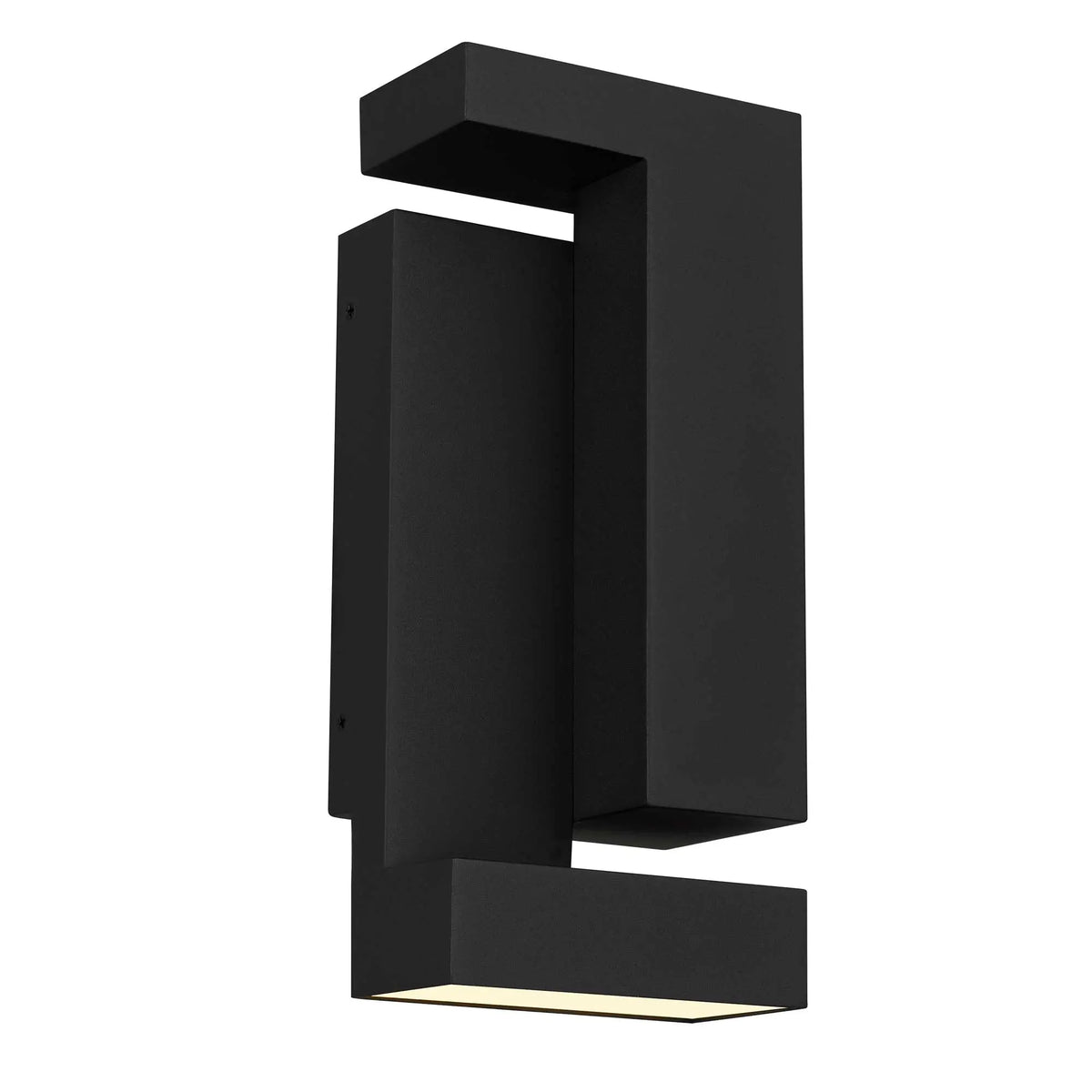 Alteck Dance 11.25-Inch Black 3-CCT LED Outdoor Wall Light - AW0036-3CCT-W-BK - Product Image 5