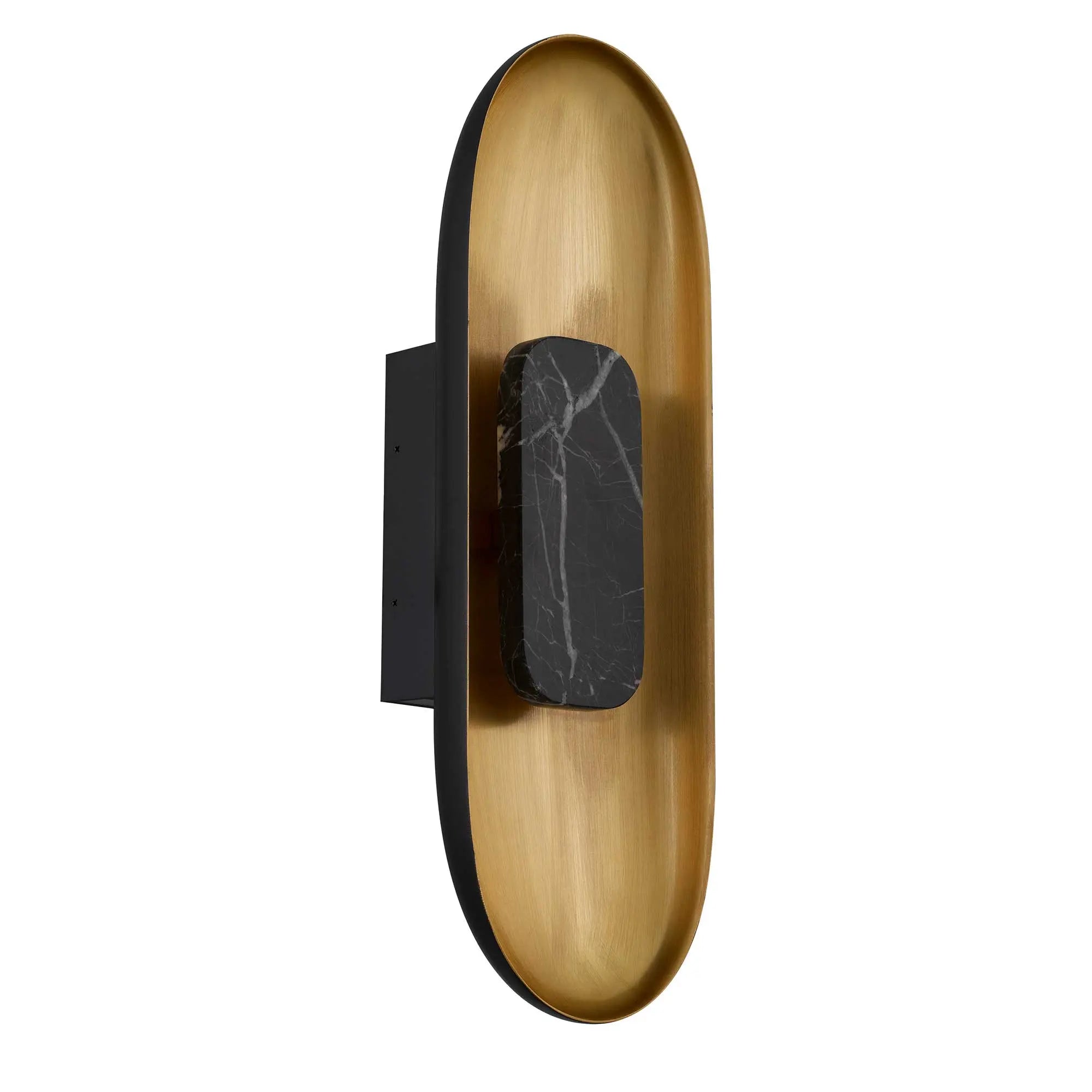 Alteck Marilyn 20-Inch Black 3-CCT LED Outdoor Wall Light - AW0042-3CCT-W-BK/BB - Product Image 2