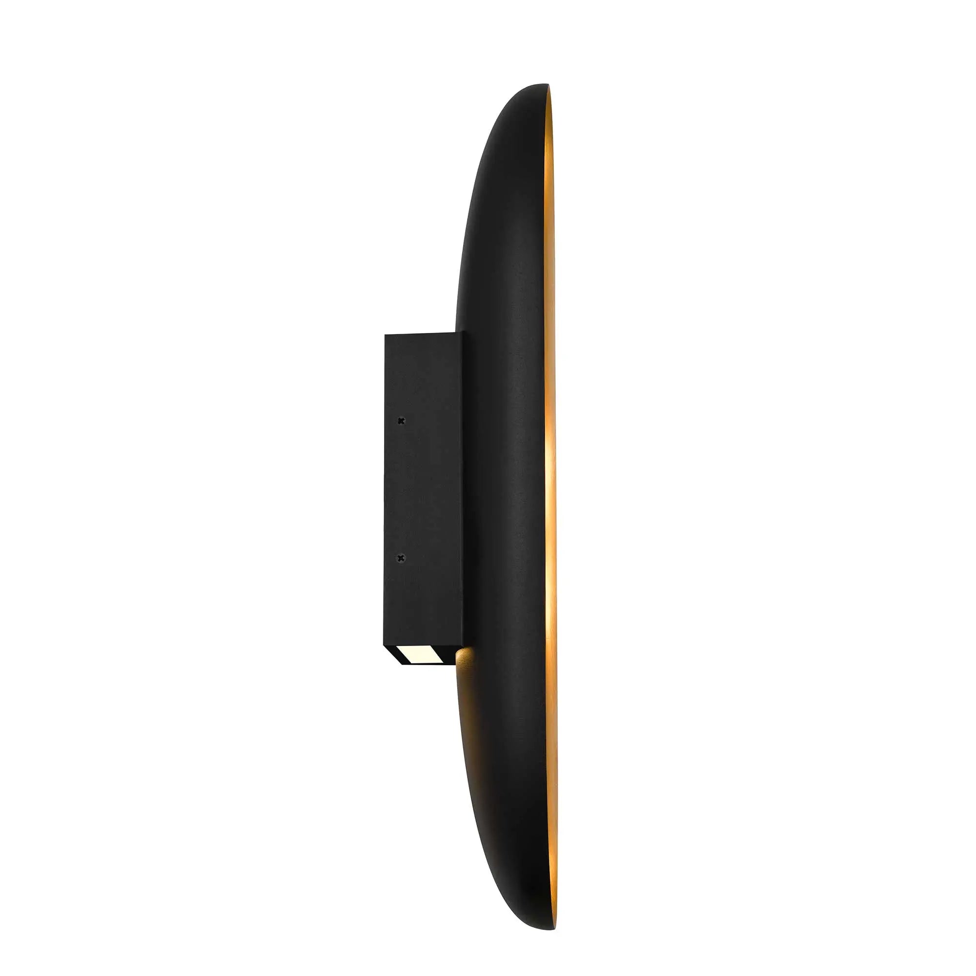 Alteck Marilyn 20-Inch Black 3-CCT LED Outdoor Wall Light - AW0042-3CCT-W-BK/BB - Product Image 4