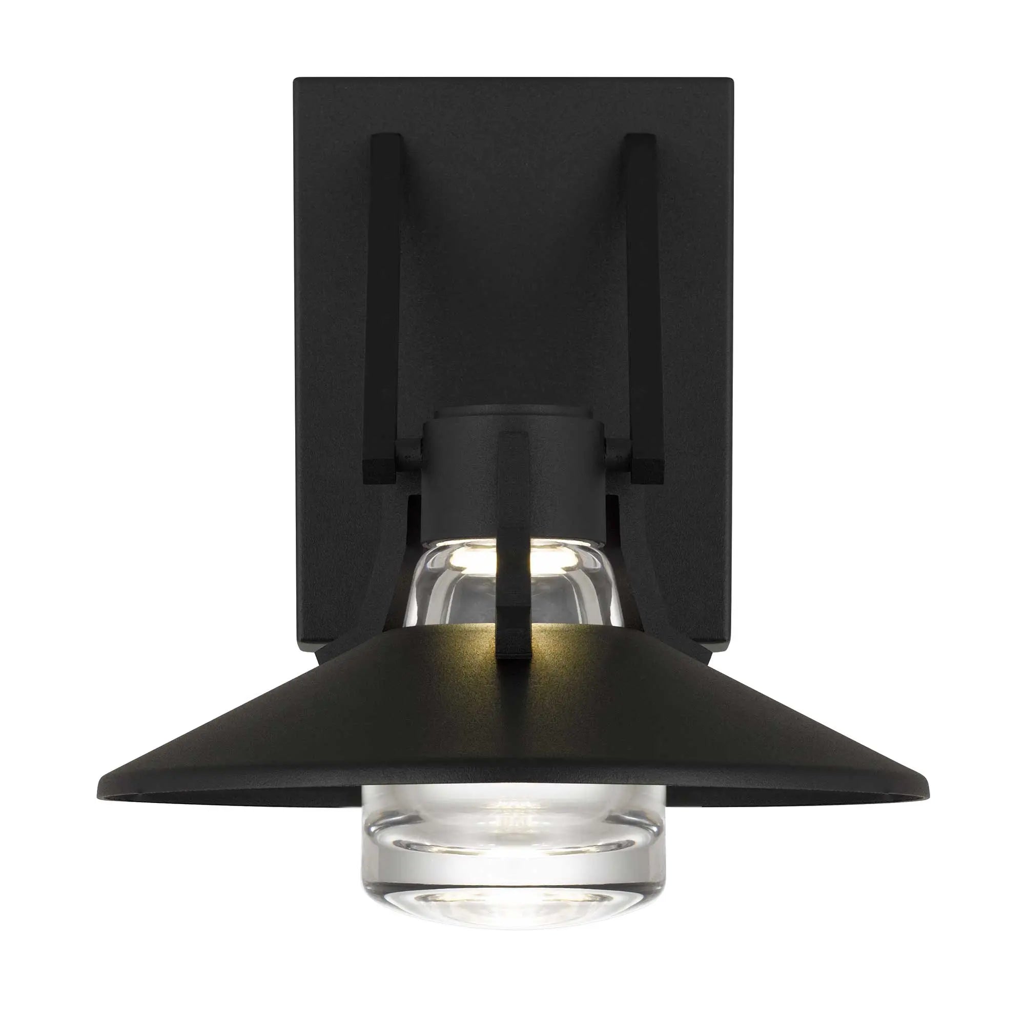 Alteck Radiant 9-Inch Black 3-CCT LED Outdoor Wall Light - AW0043-3CCT-W-BK - Product Image 3