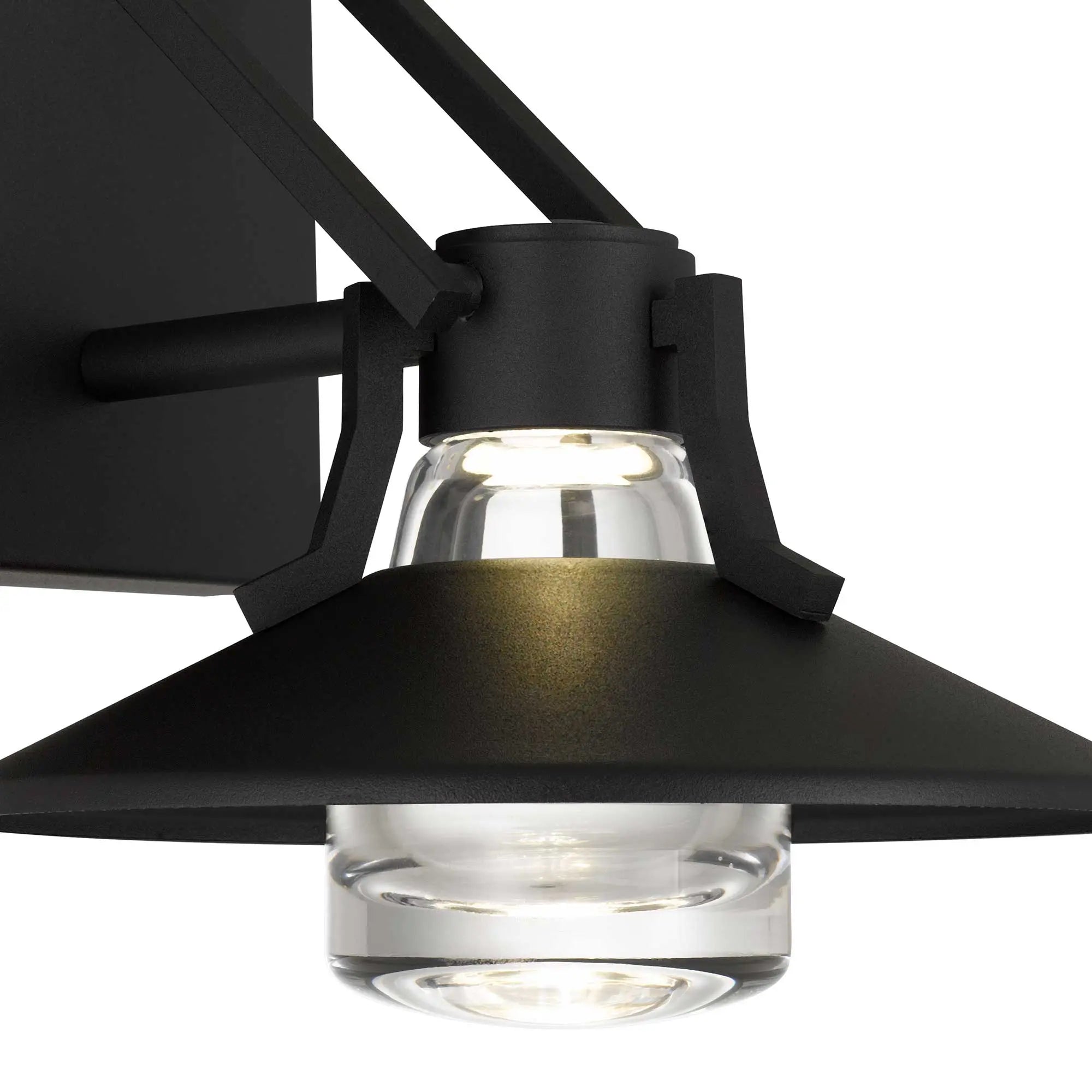 Alteck Radiant 9-Inch Black 3-CCT LED Outdoor Wall Light - AW0043-3CCT-W-BK - Product Image 5