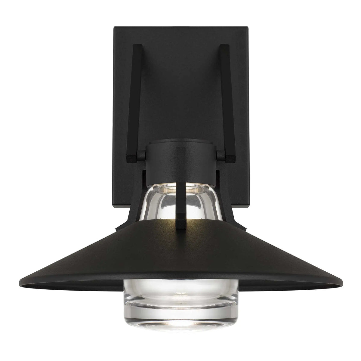 Alteck Radiant 10.5-Inch Black 3-CCT LED Outdoor Wall Light - AW0044-3CCT-W-BK - Product Image 3