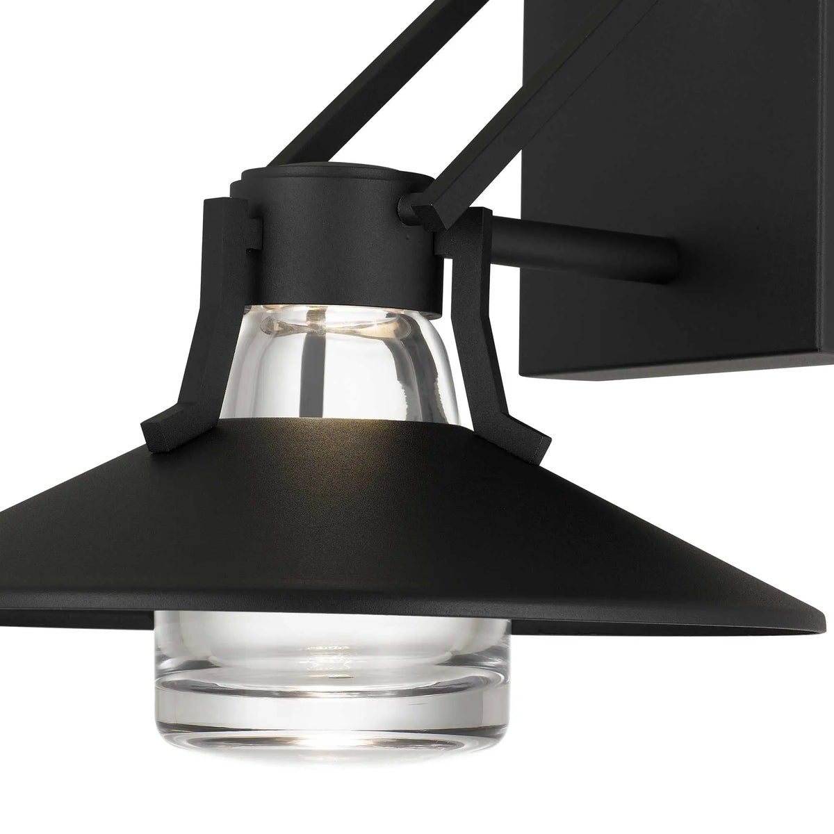 Alteck Radiant 10.5-Inch Black 3-CCT LED Outdoor Wall Light - AW0044-3CCT-W-BK - Product Image 5
