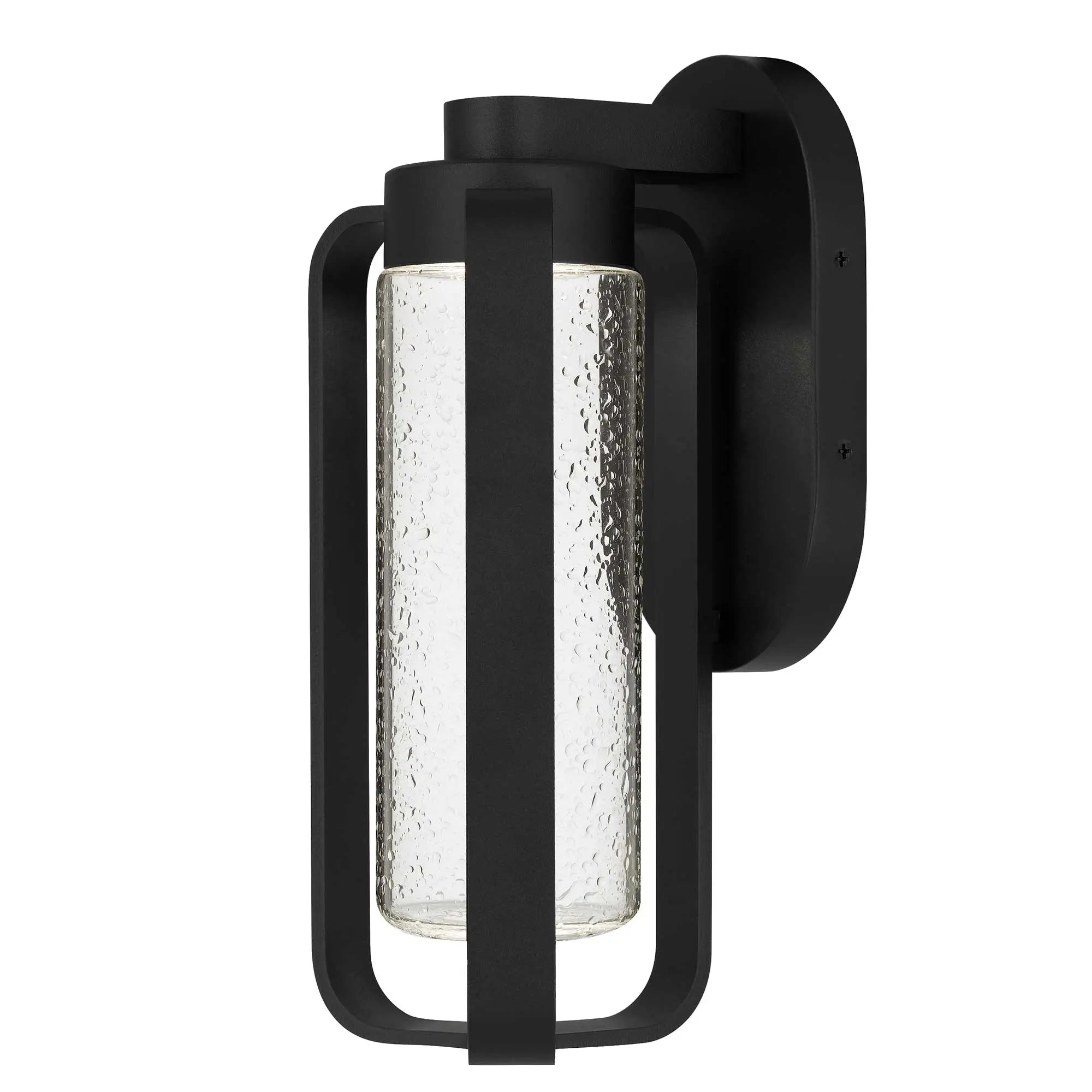 Alteck Clover 12-Inch Black 3-CCT LED Outdoor Wall Light - AW0047-3CCT-W-BK