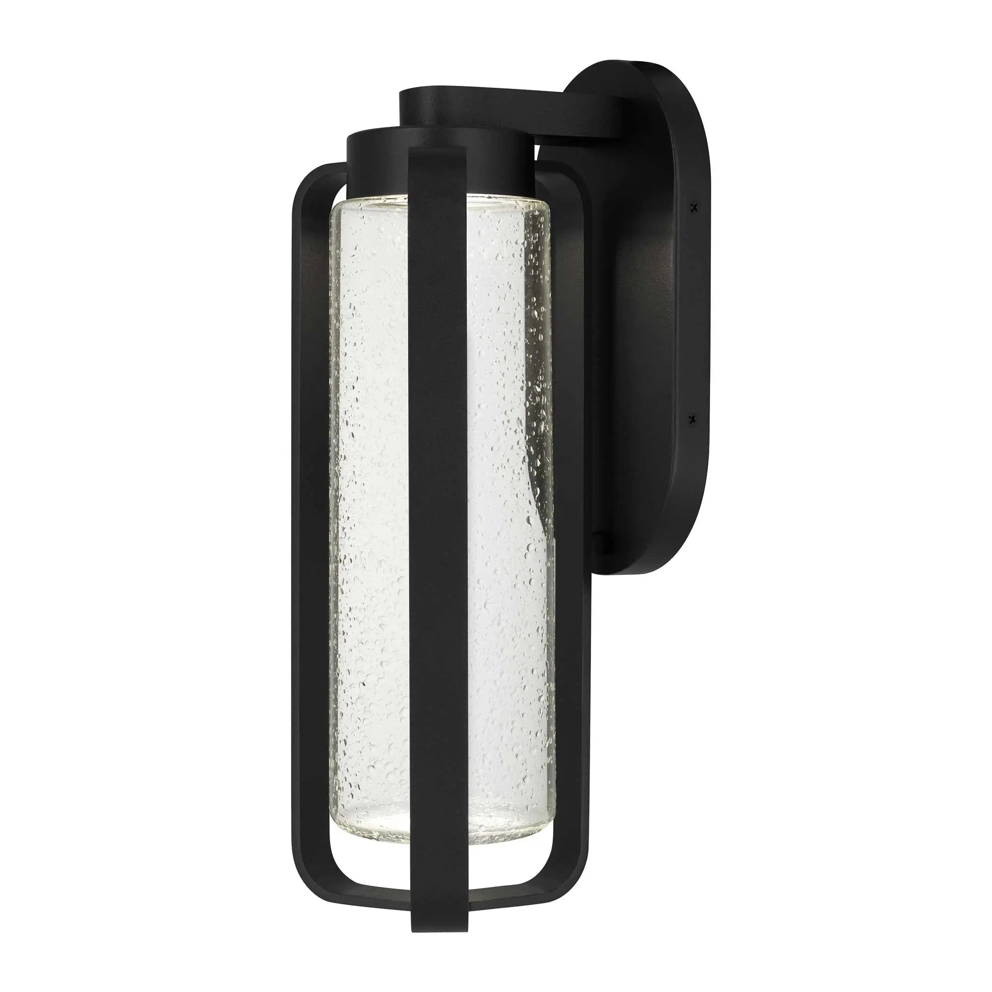 Alteck Clover 15.5-Inch Black 3-CCT LED Outdoor Wall Light - AW0048-3CCT-W-BK
