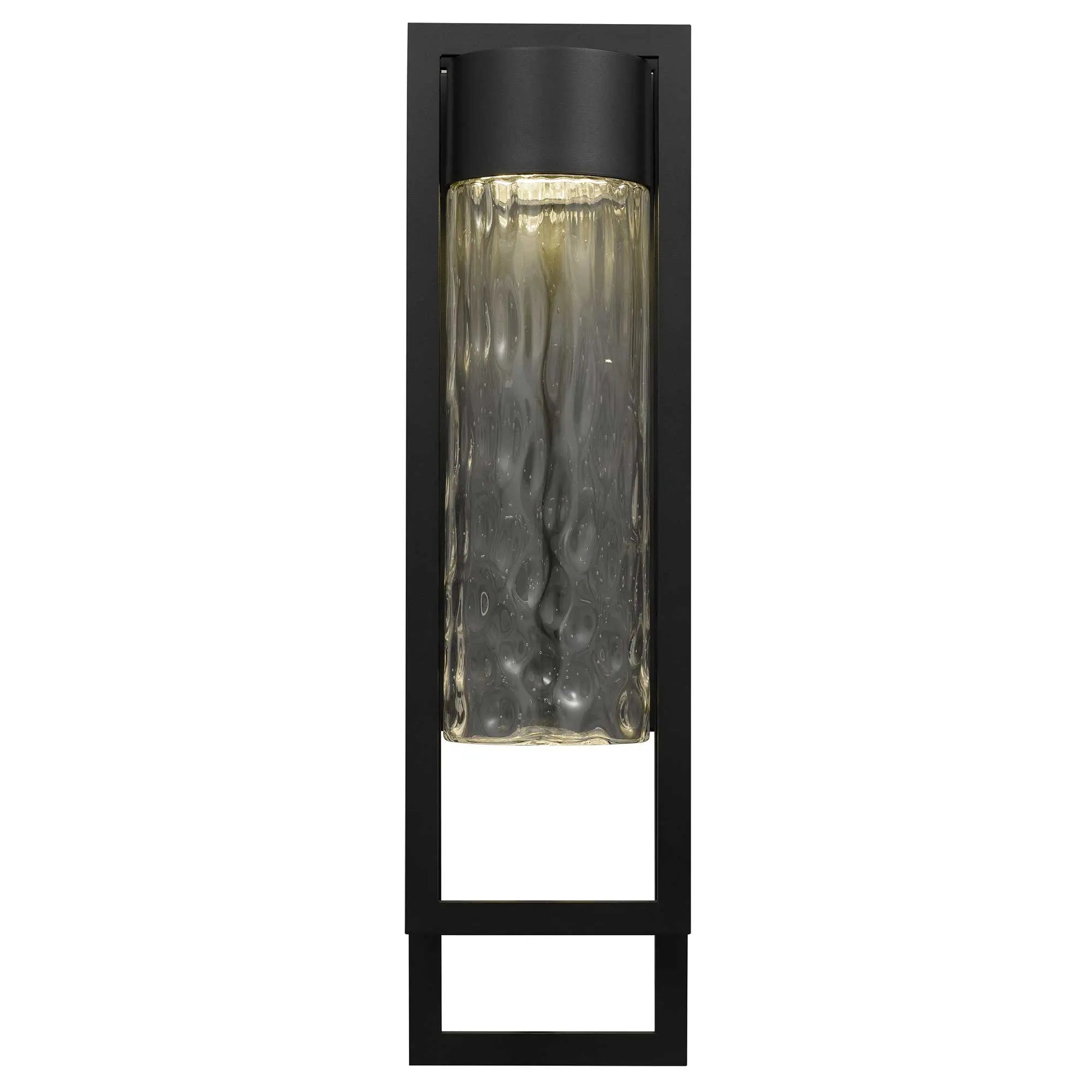 Alteck 2 Step 25-Inch Black 3-CCT LED Outdoor Wall Light - AW0052-3CCT-W-BK - Product Image 3