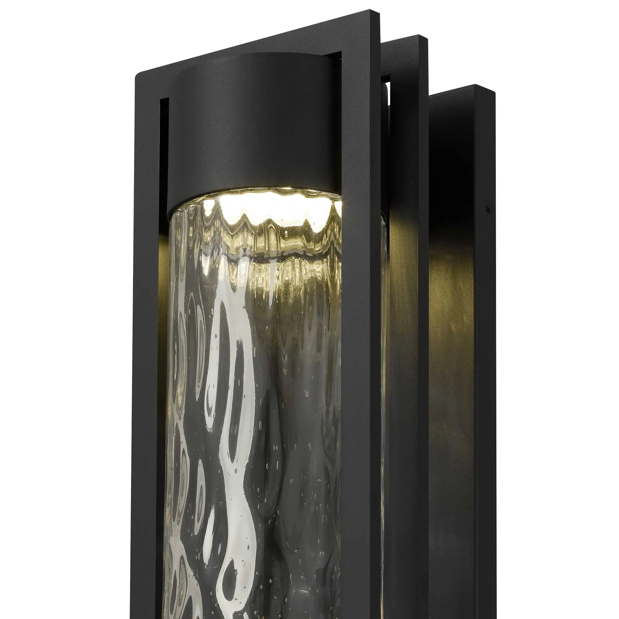 Alteck 2 Step 25-Inch Black 3-CCT LED Outdoor Wall Light - AW0052-3CCT-W-BK - Product Image 5