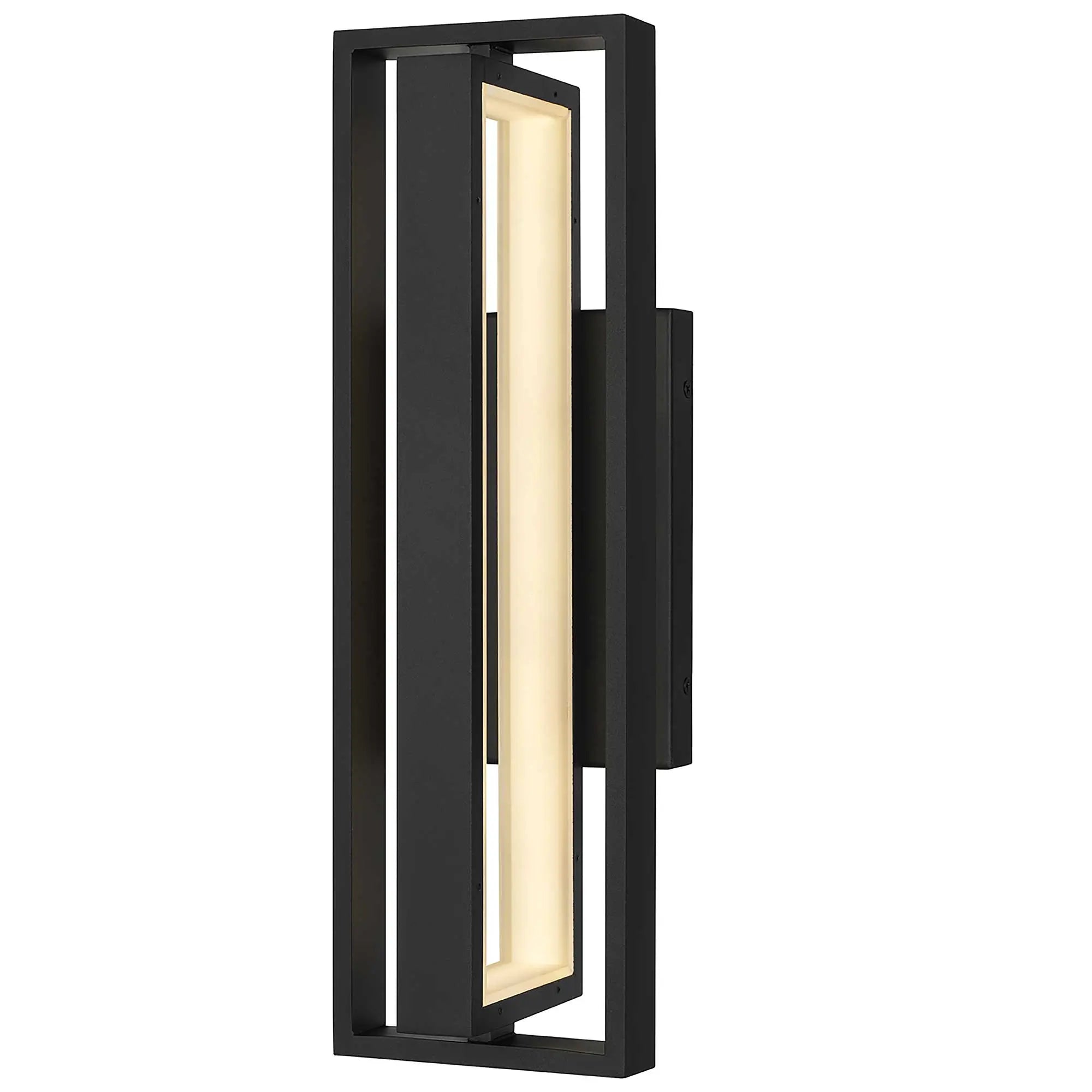 Alteck IN & OUT 18.5-Inch Black LED Outdoor Wall Light - AW0053-30-W-BK