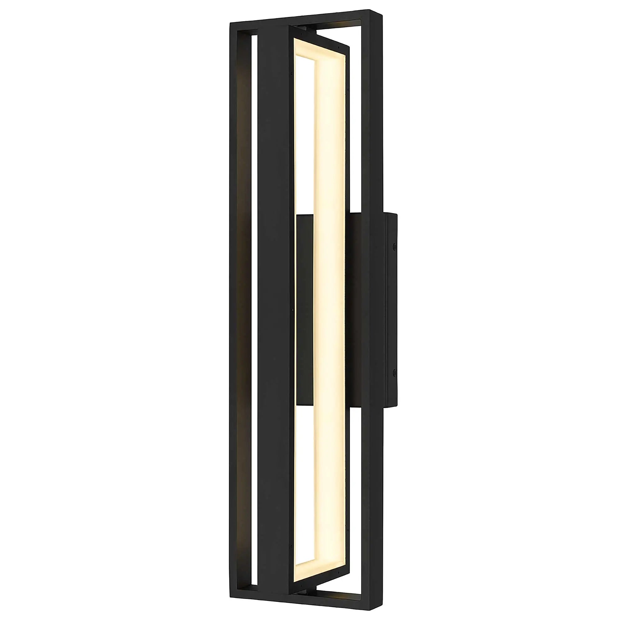 Alteck IN & OUT 24.5-Inch Black LED Outdoor Wall Light - AW0054-30-W-BK
