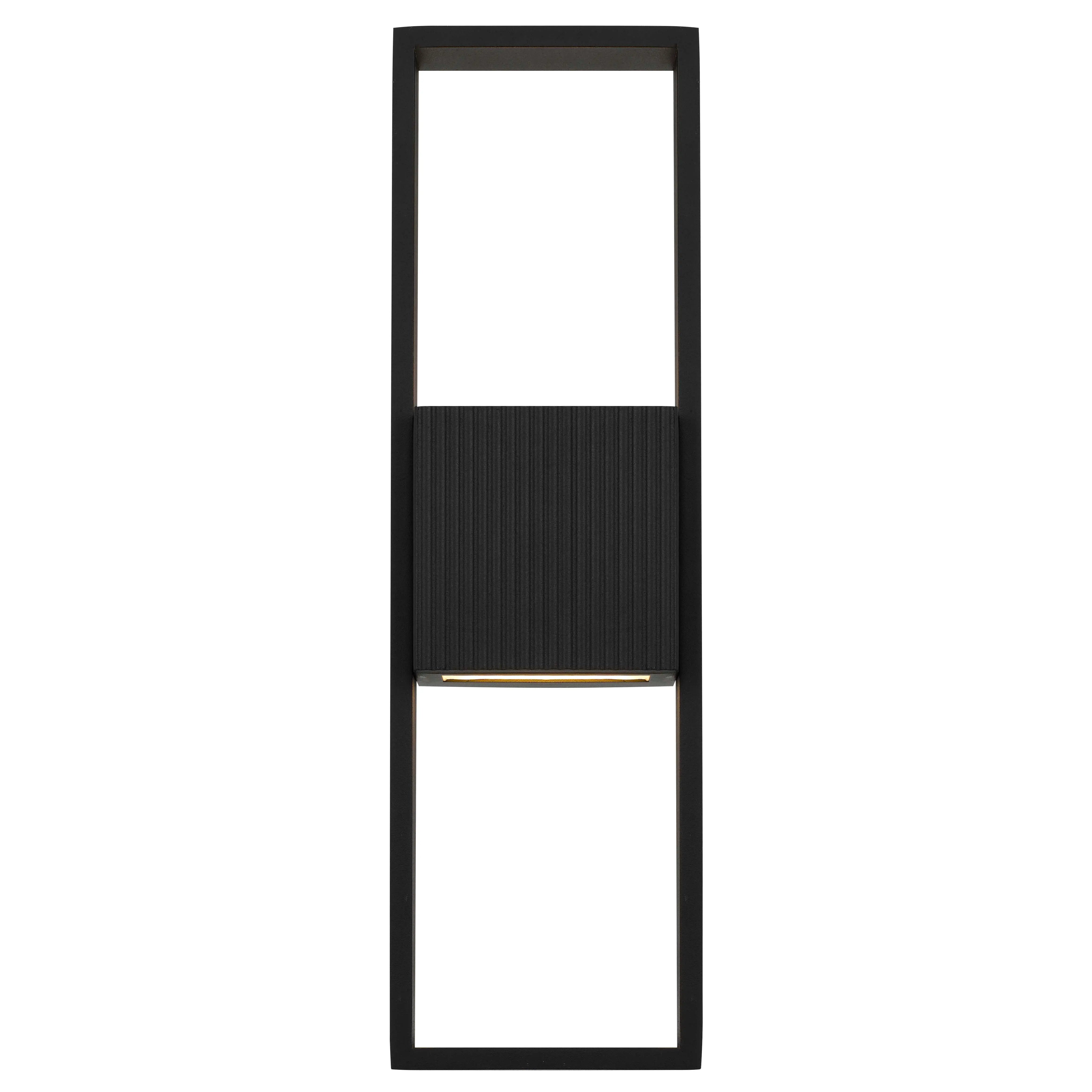 Alteck Miami 18-Inch Black 3-CCT LED Outdoor Wall Light - AW0056-3CCT-W-BK - Product Image 3
